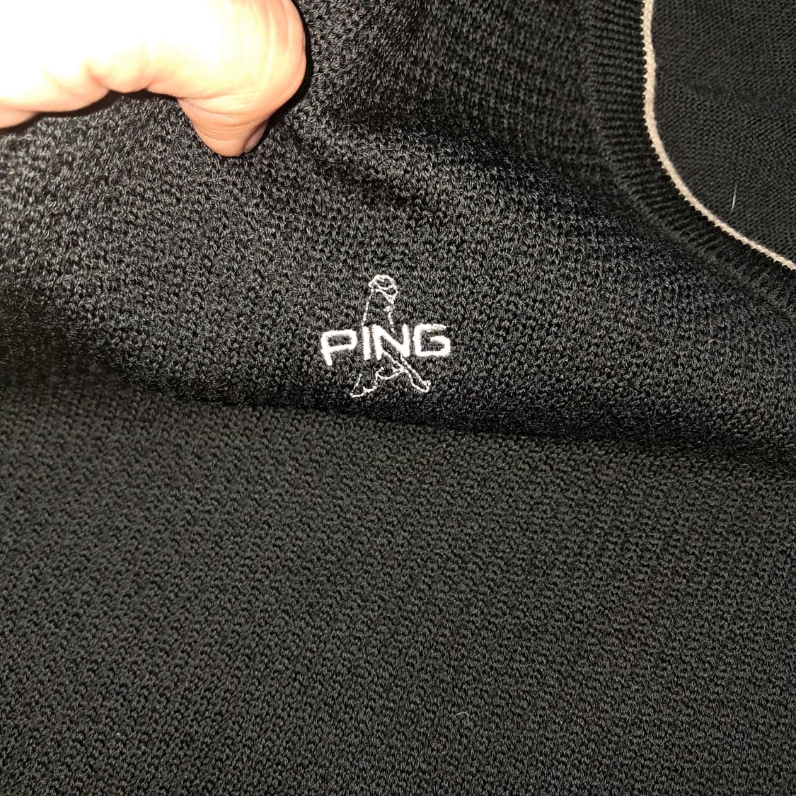 핑 남성 골프 니트 베스트 조끼 100사이즈 상품이미지6