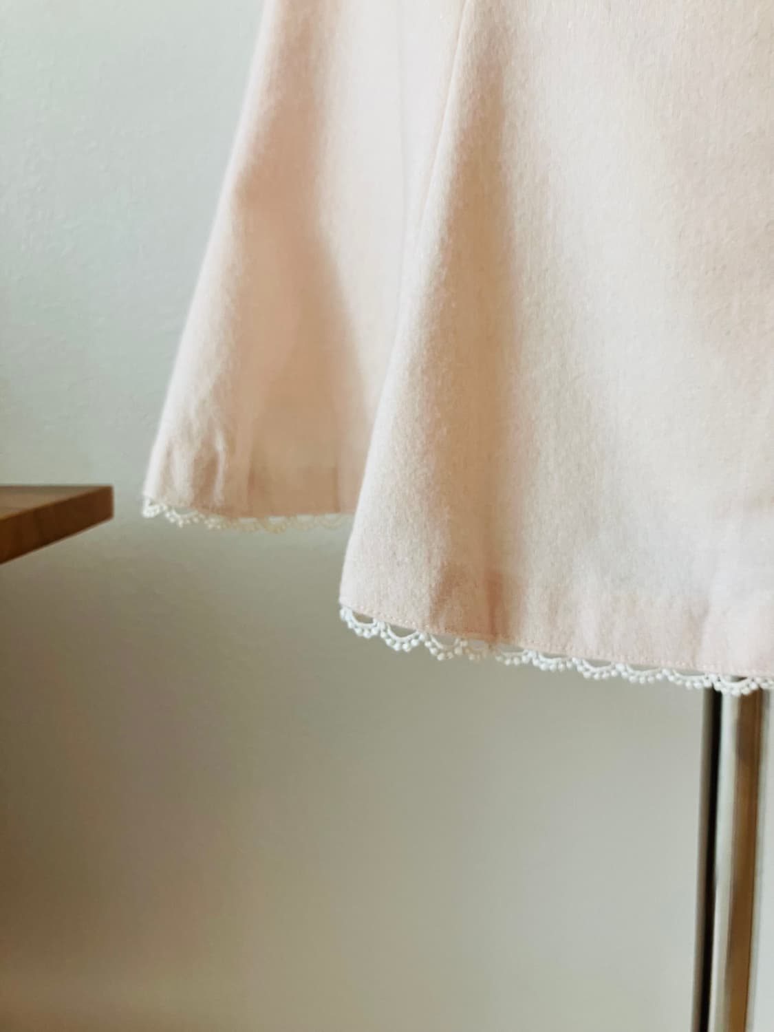 딸기우유 울혼방 A라인 리본스커트 히메갸루 데이트룩 상품이미지4