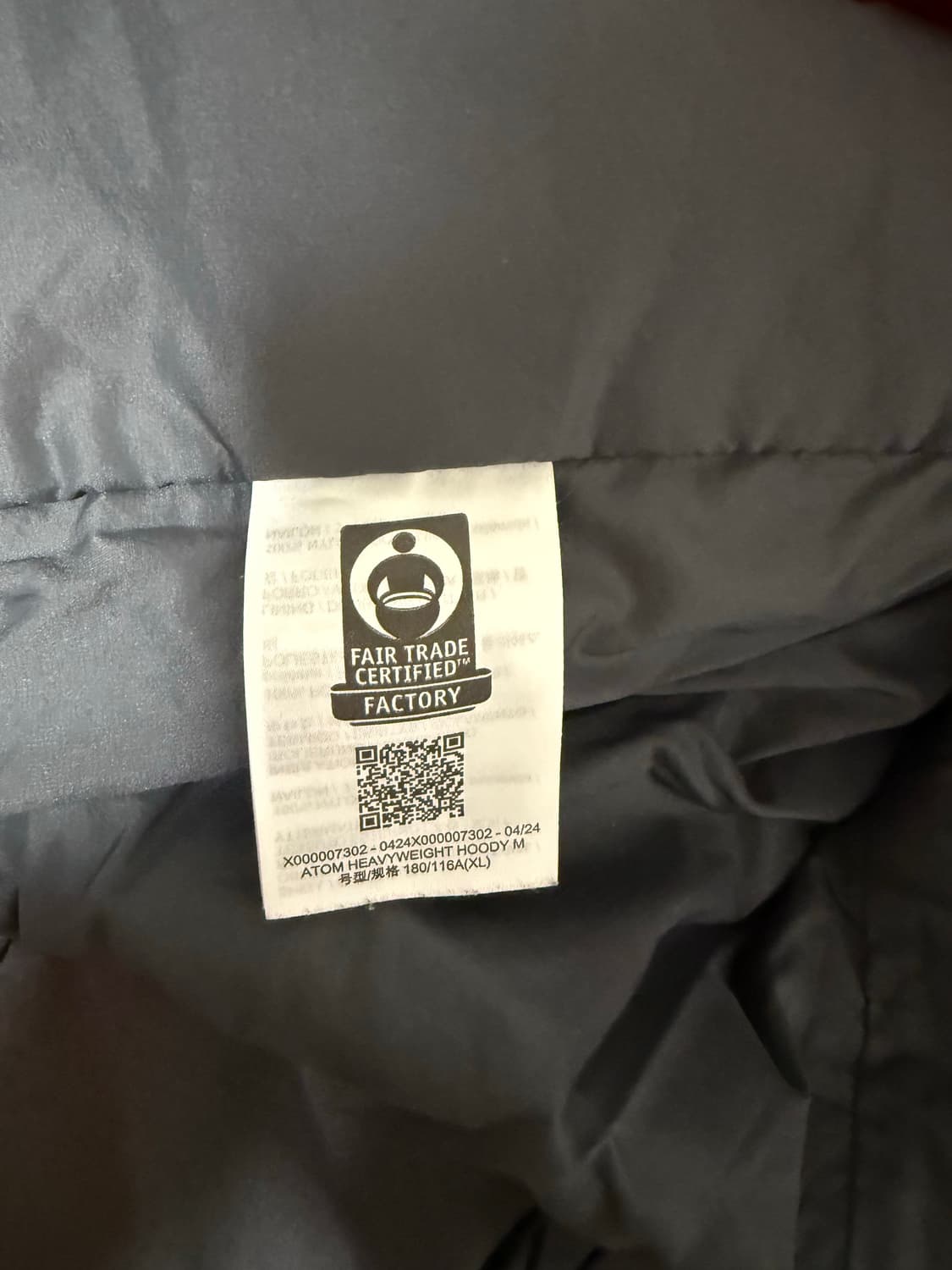 아크테릭스 아톰 헤비웨이트후디 xl 상품이미지5