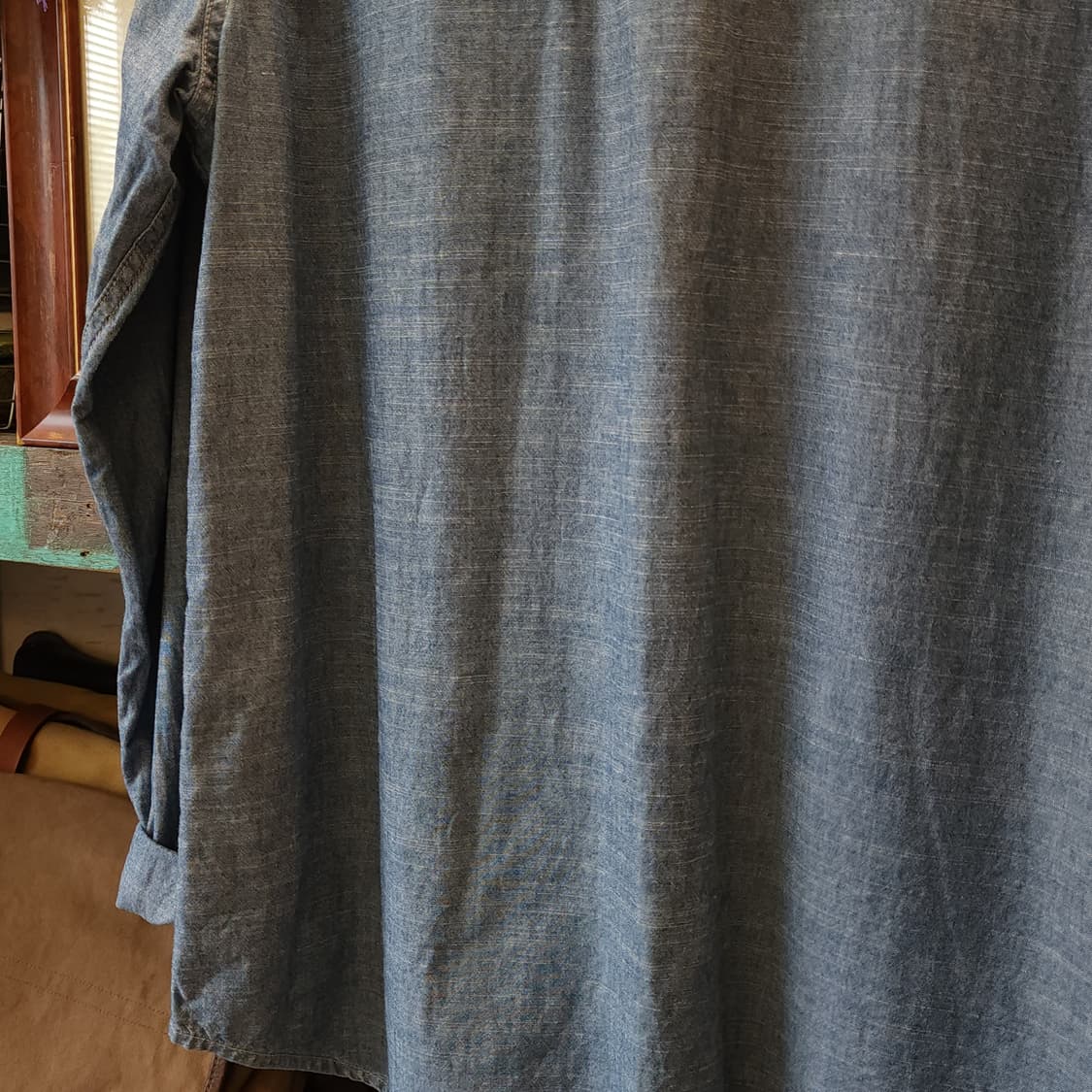 폴로 데님앤서플라이 성조기 샴브레이 워크셔츠 L 상품이미지10