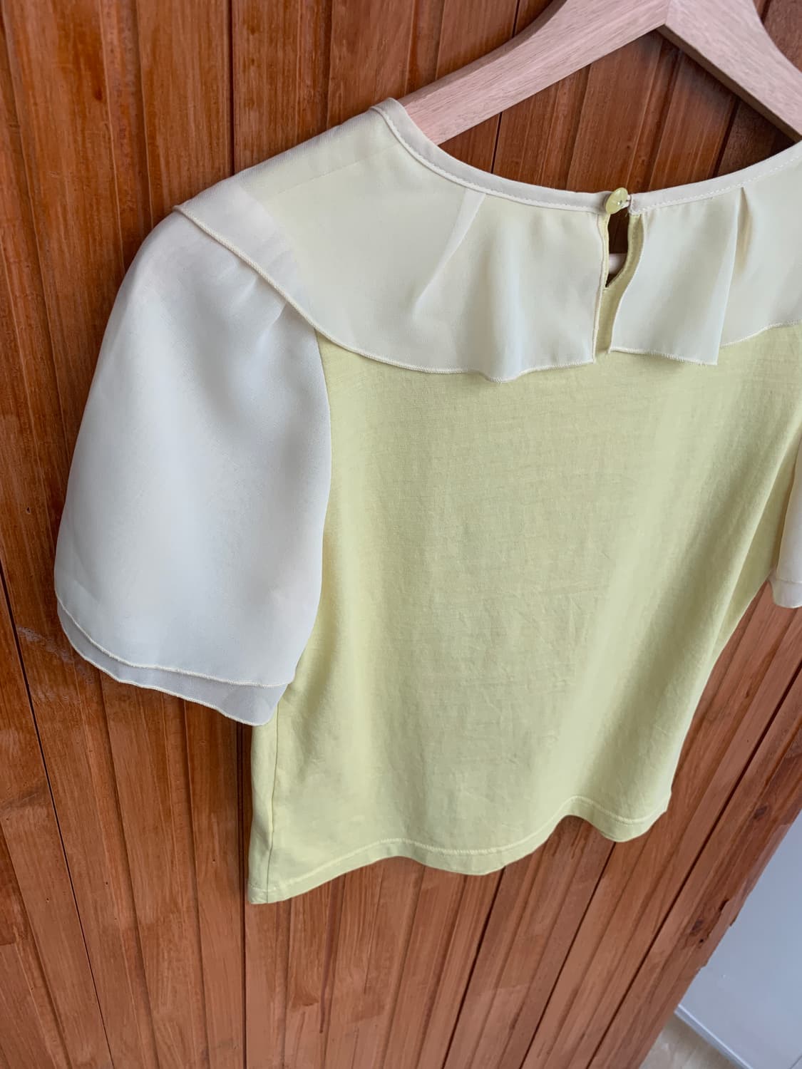 Ruffle Ribbon Short Sleeve 상품이미지2