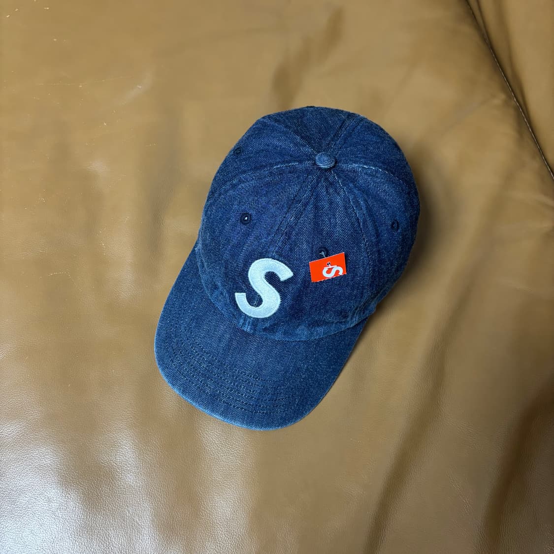 슈프림 S로고 6패널 볼캡 모자 22ss 케블라 데님 상품이미지5