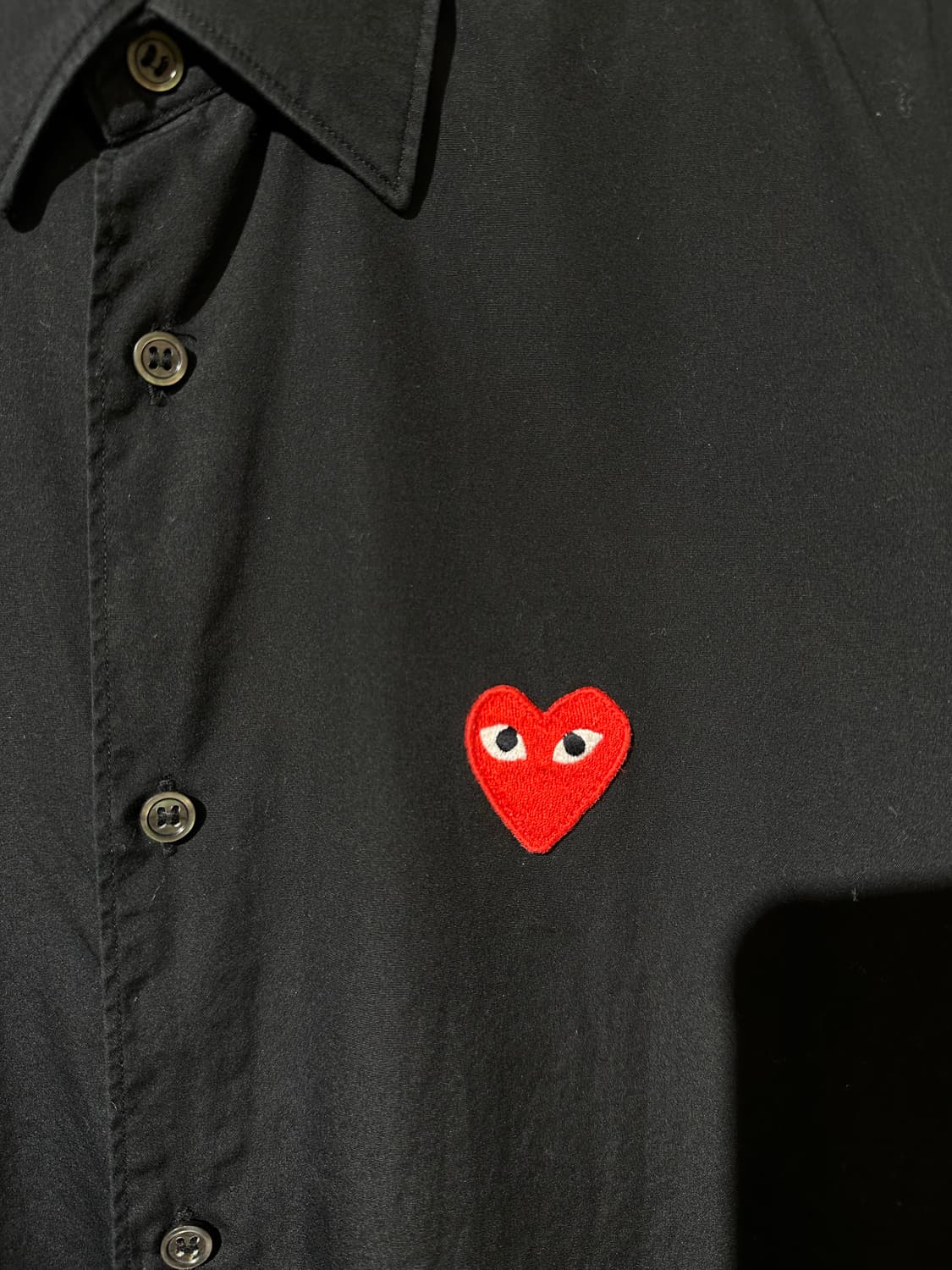 꼼데가르송 PLAY 검정 셔츠 M 상품이미지2