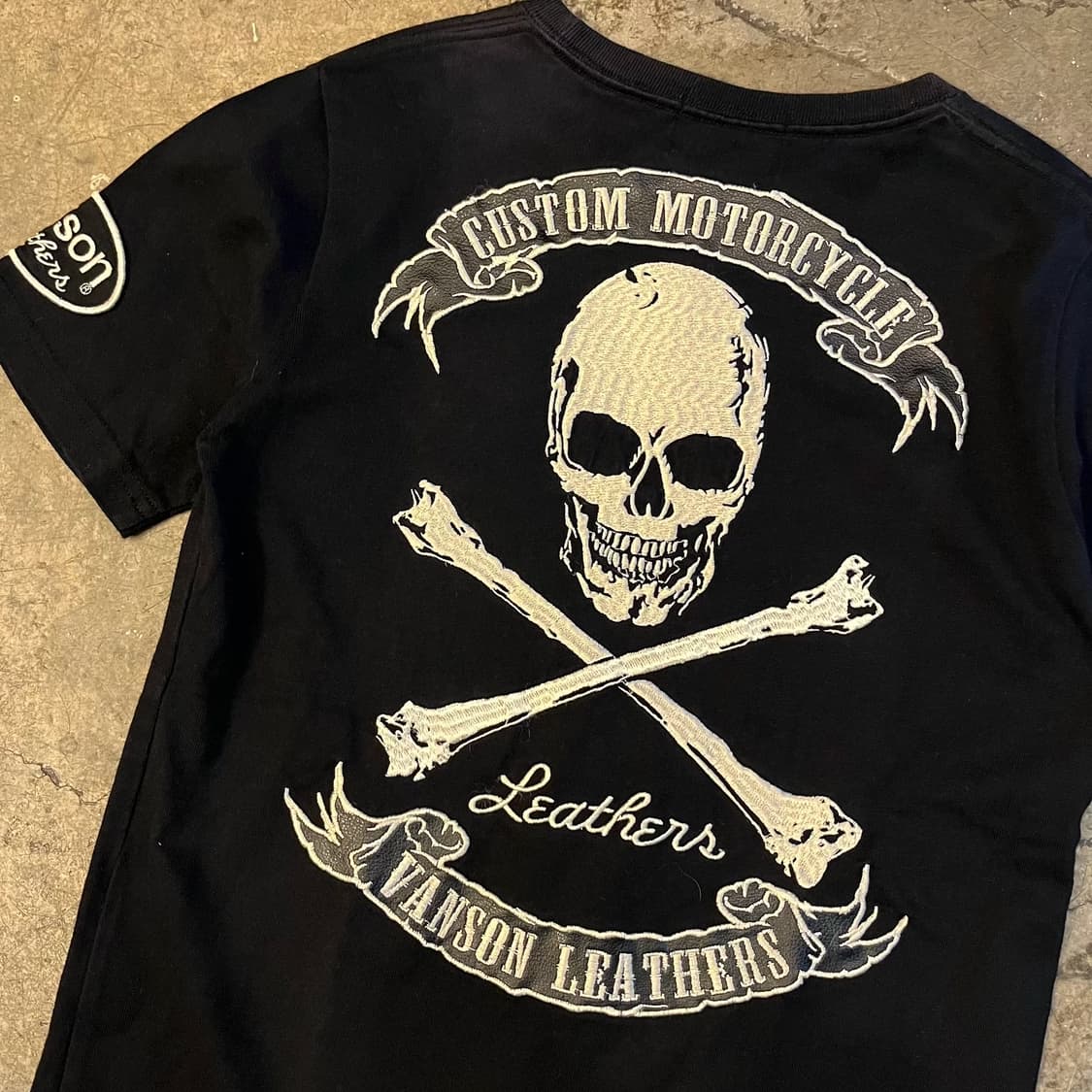 Vanson Leather Embroidery Tee 상품이미지2