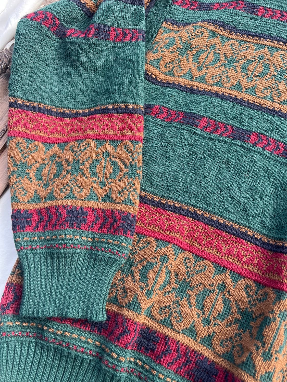 빈티지 에스닉 니트 스웨터 (Made in Australia) 상품이미지4