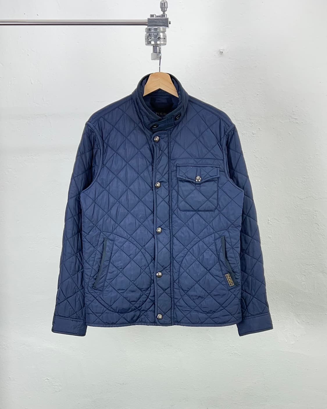폴로 랄프로렌 네이비 캠튼 원 포켓 퀼팅 자켓 상품이미지1