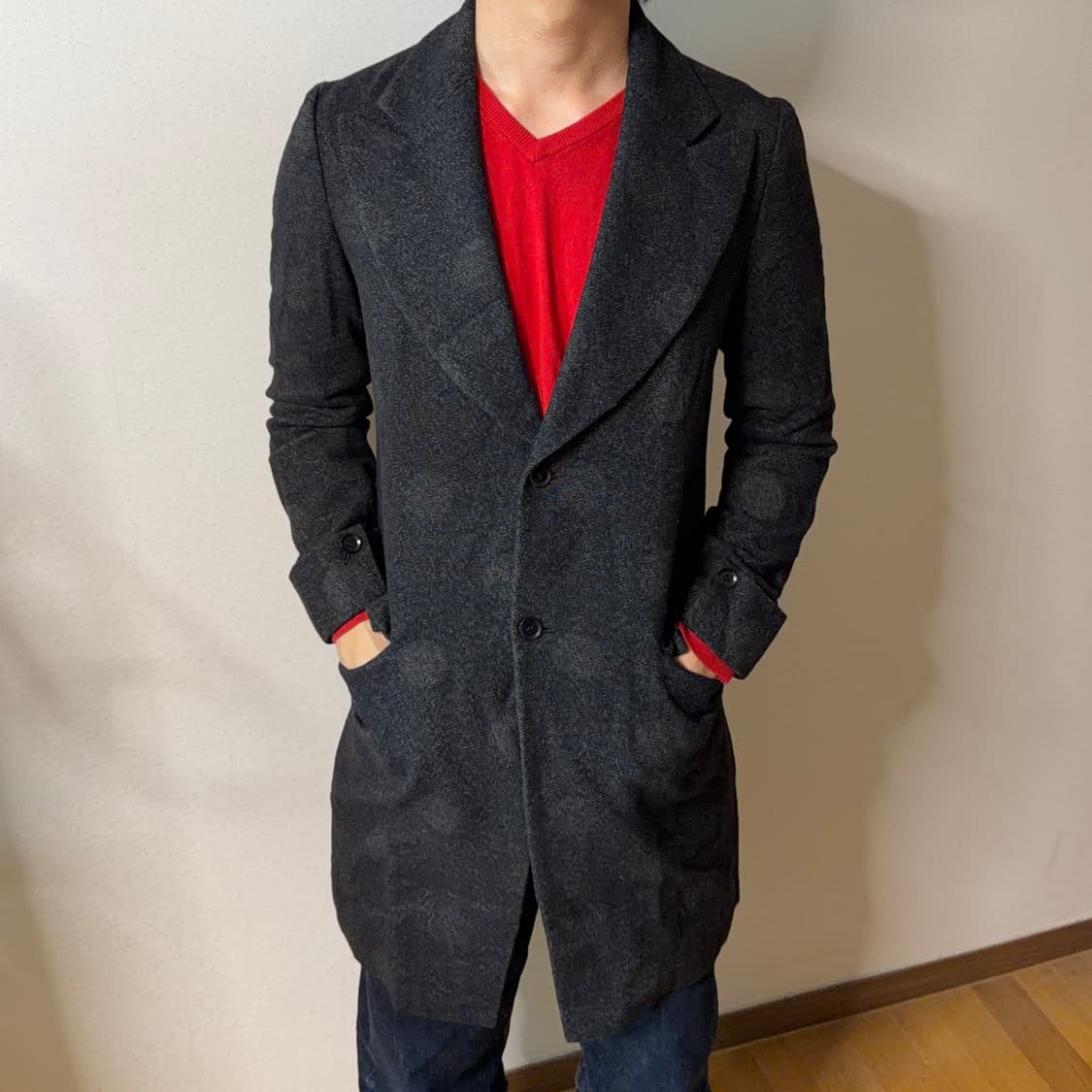 +NOIR dot jacquard coat 상품이미지4