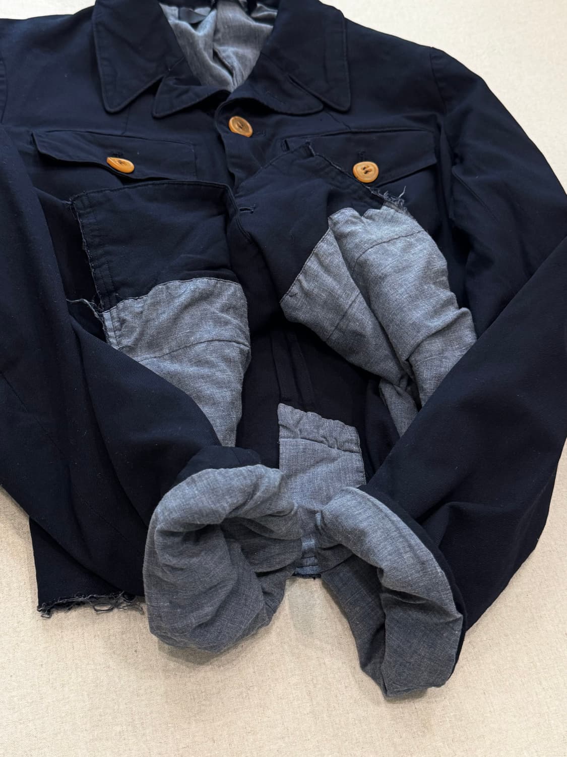 꼼데가르송 꼼꼼 05ss 컷오프 트러커 자켓 상품이미지6