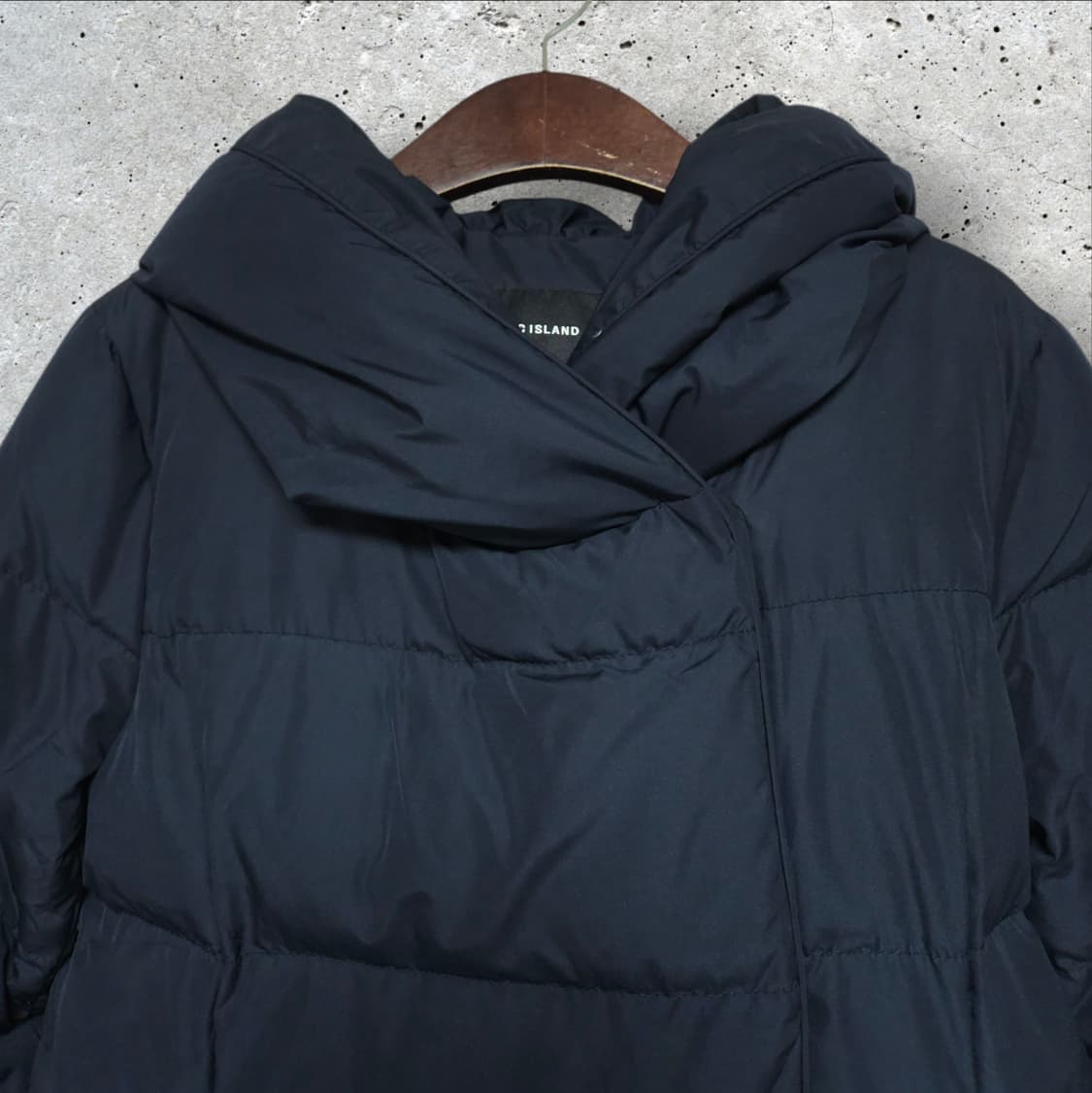 플라스틱아일랜드 덕다운 하프패딩 (90/S) 상품이미지2