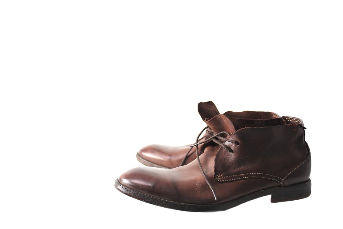 Italian Handmade 핸드메이드 풀그레인 레더 데저트부츠 상품이미지1