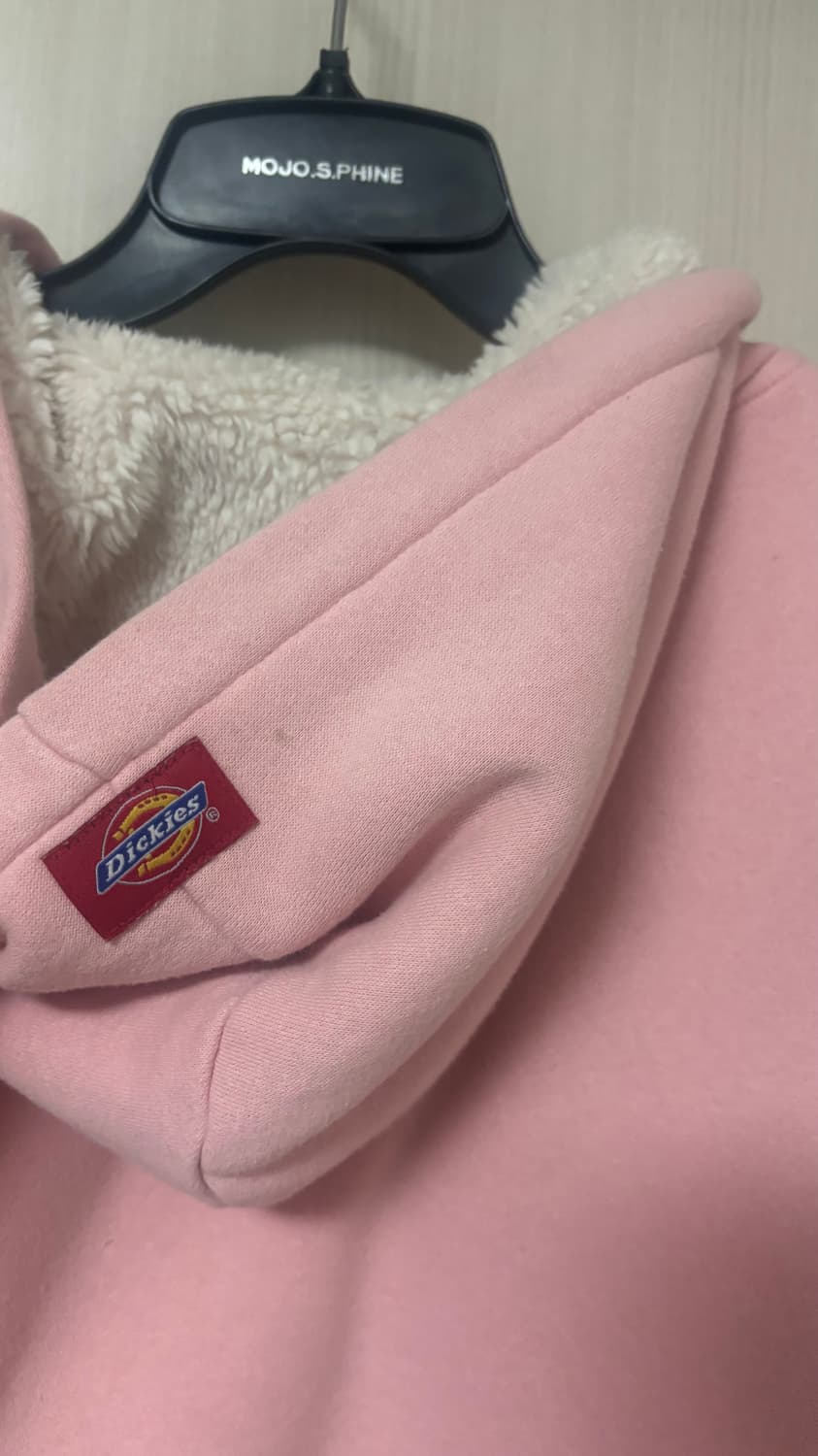 디키즈 양털 핑크 후드집업 상품이미지3