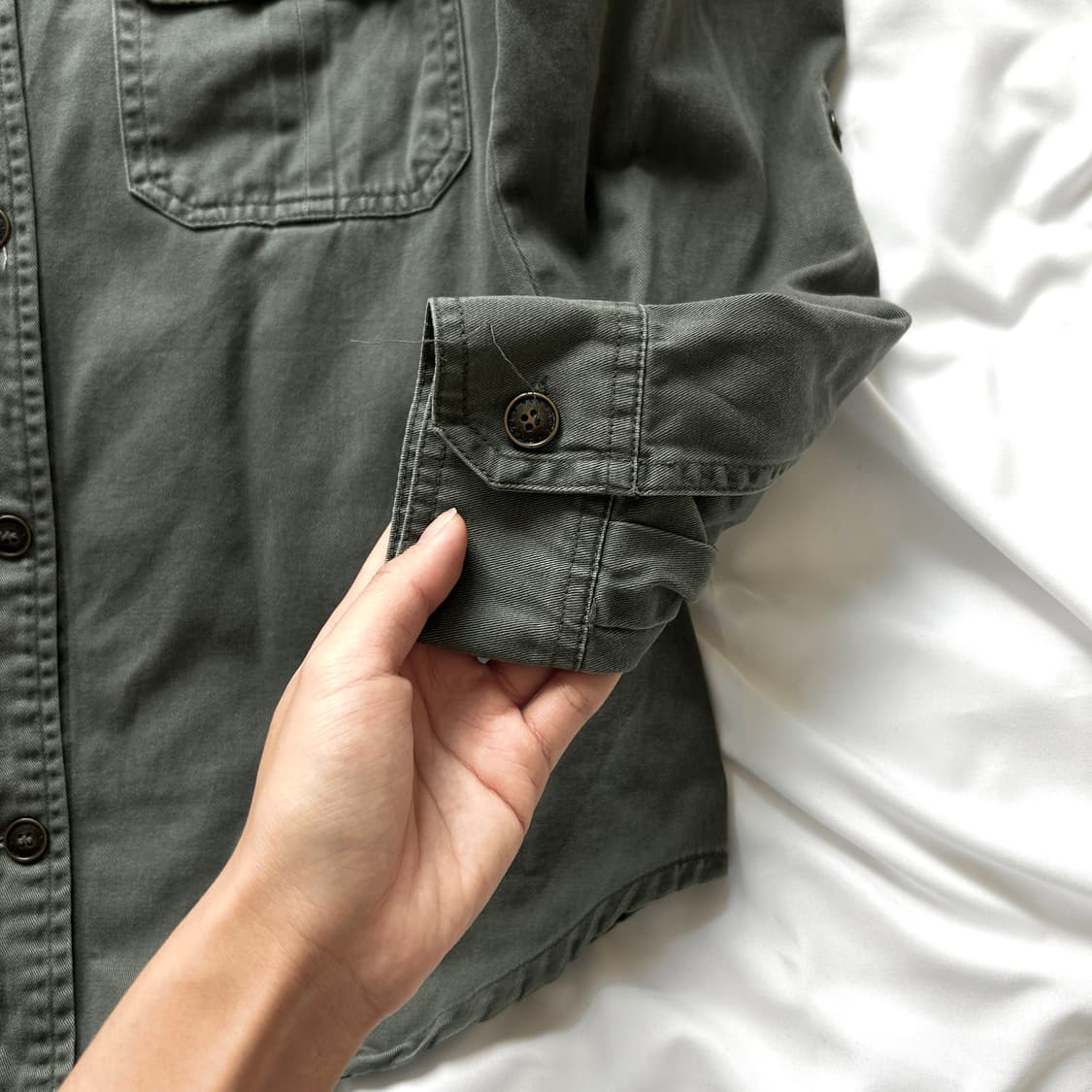 빈티지 코튼 긴팔 셔츠 상품이미지6