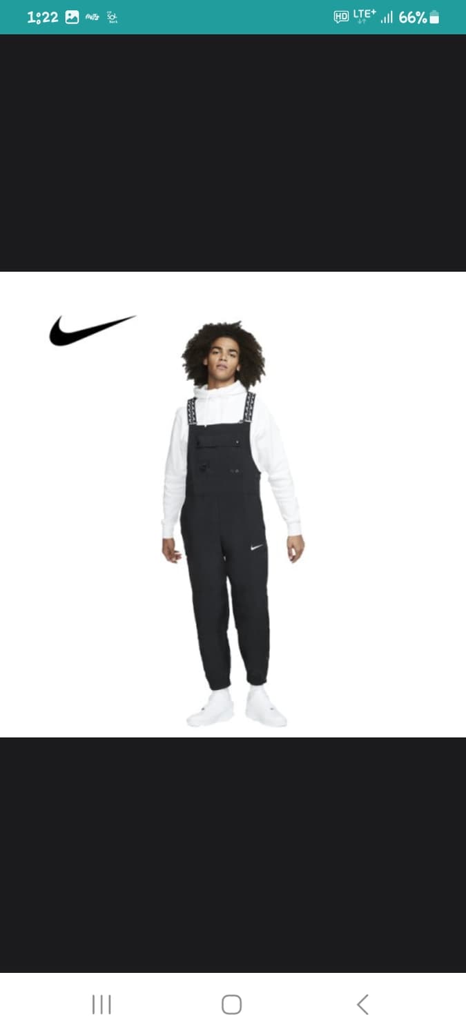 나이키 오버롤 우븐 멜빵 팬츠 xxl 상품이미지7