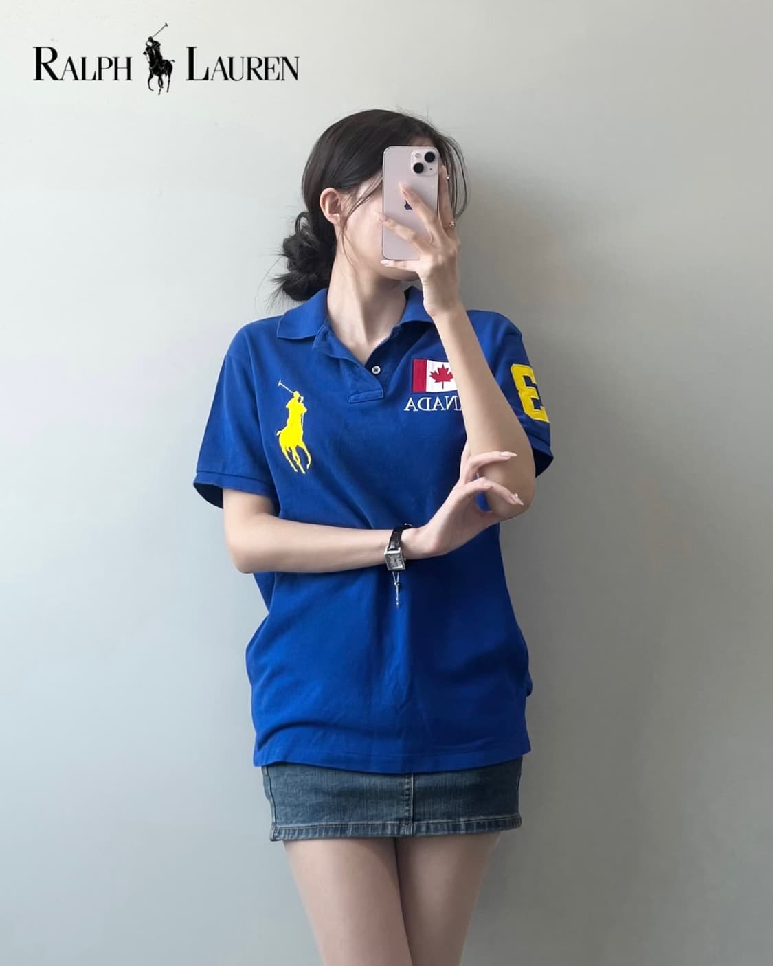 폴로 캐나다 빅포니 반팔 카라티 상품이미지2