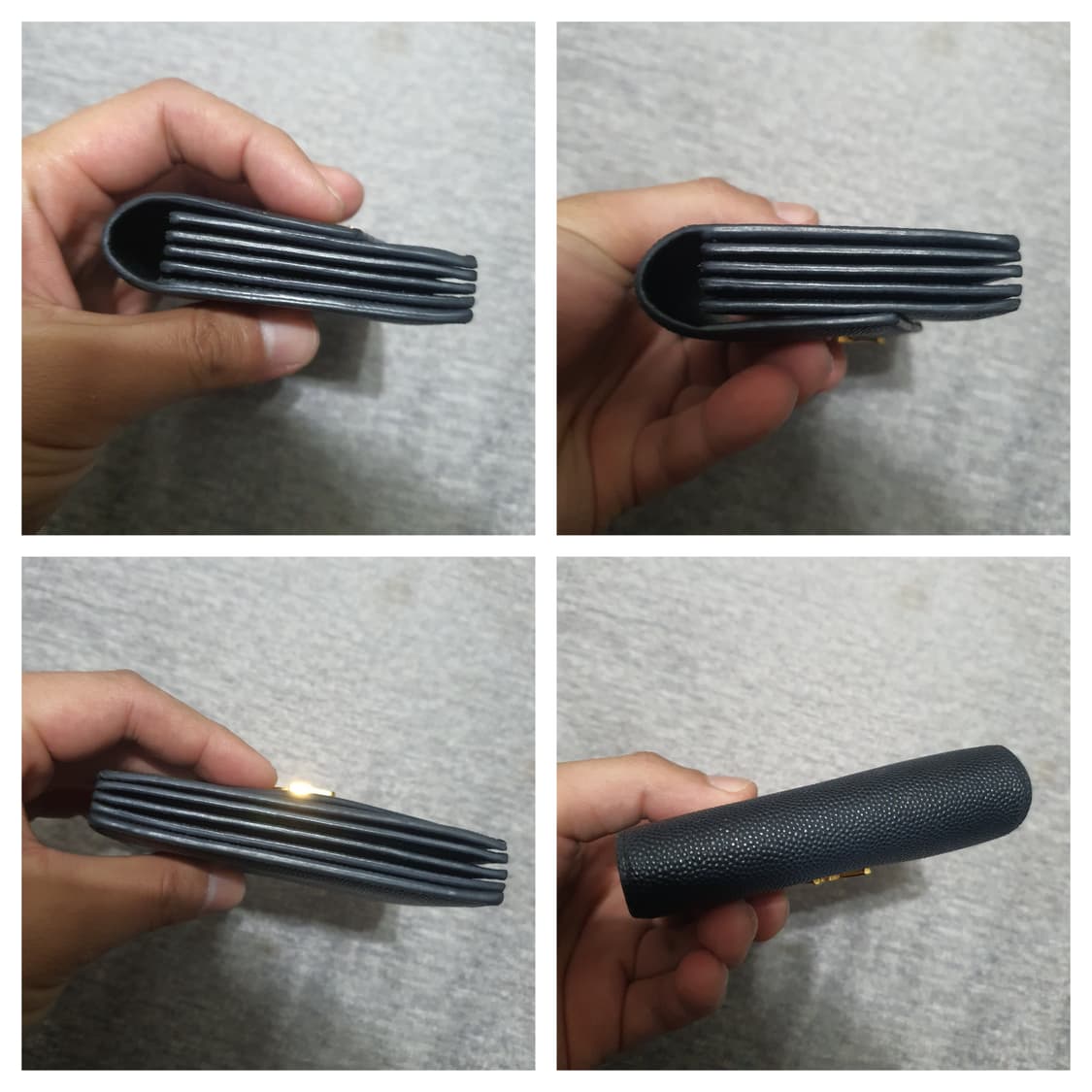 정품 입생로랑 아코디언 명함 카드지갑 상품이미지4