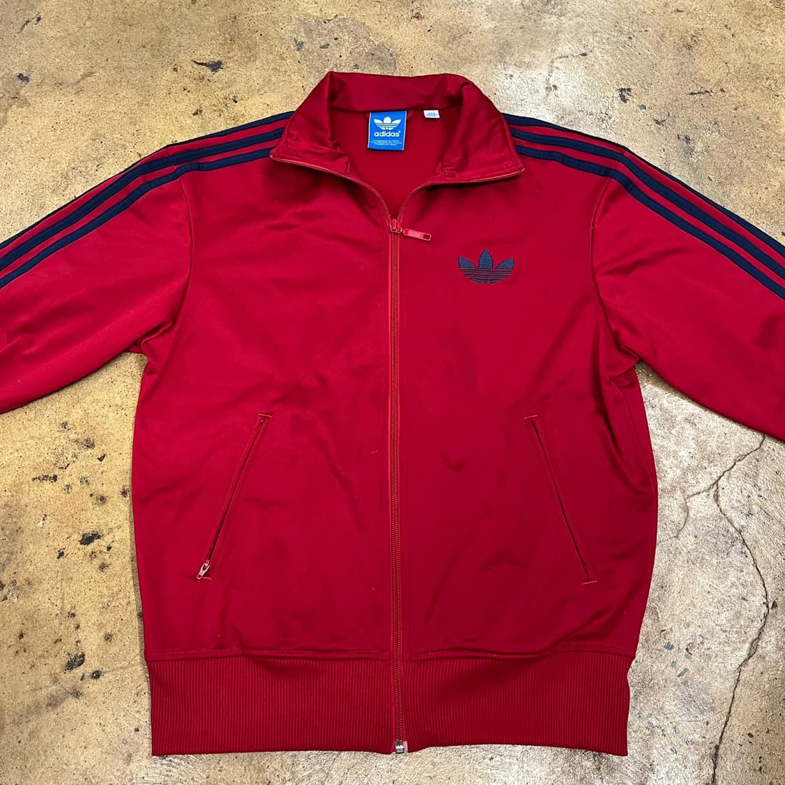 아디다스 레드 버건디 네이비 구파이어버드 져지 트랙탑 95 상품이미지3