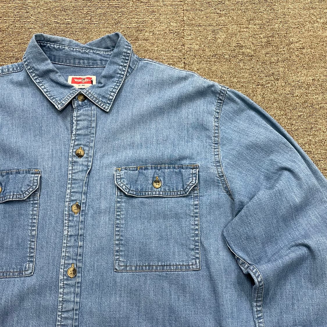 (L) Wrangler 랭글러 데님 셔츠 상품이미지3