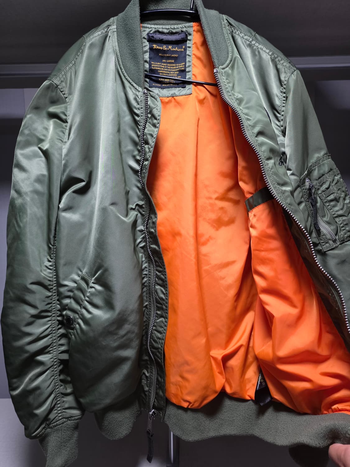 데우스 알파인더스트리 MA-1 / 100(L) 상품이미지4