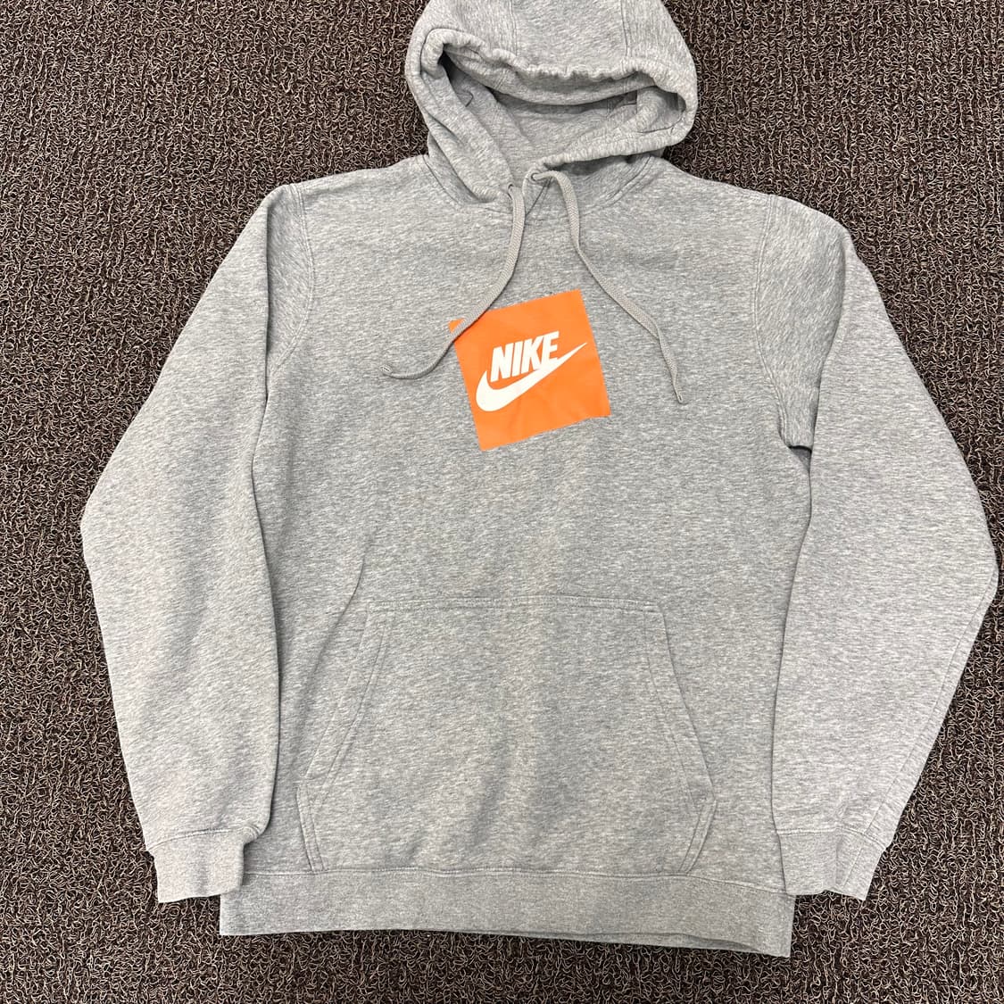 NIKE 나이키 기모 후드티셔츠 그레이 95(M) 상품이미지1