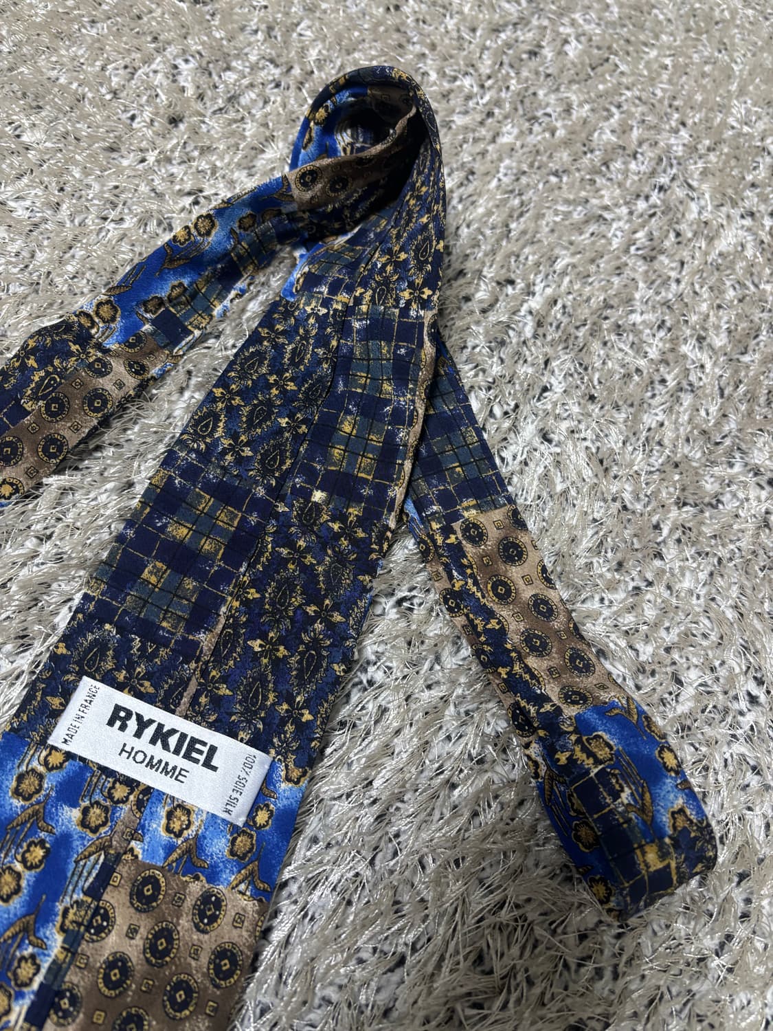 프랑스제 리키엘 옴므 100프로 실크 넥타이 상품이미지5