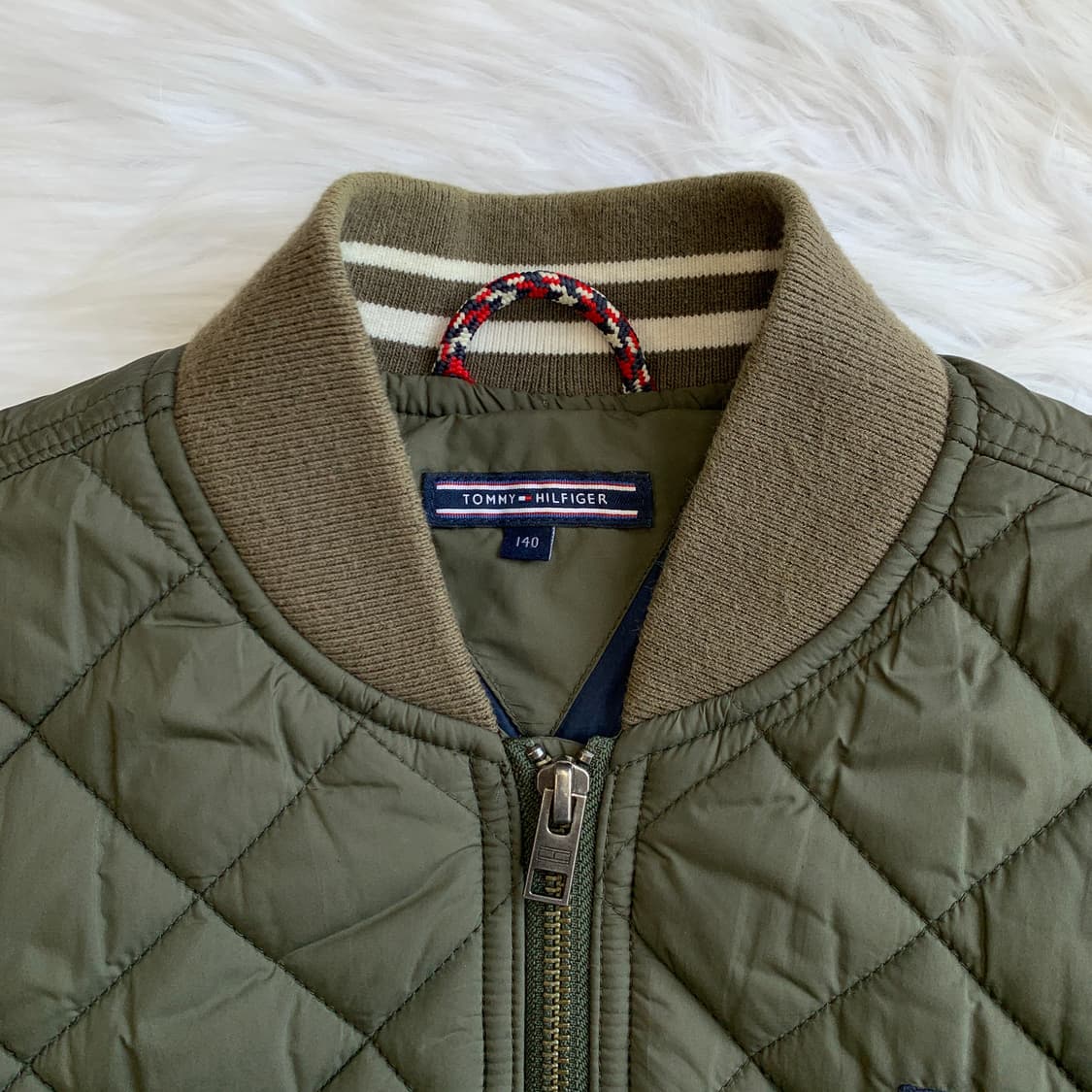 타미힐피거 키즈 퀼팅 봄버 자켓 1753 상품이미지3