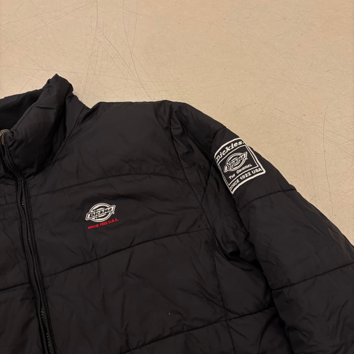 디키즈 블랙 스몰로고 패딩 상품이미지2