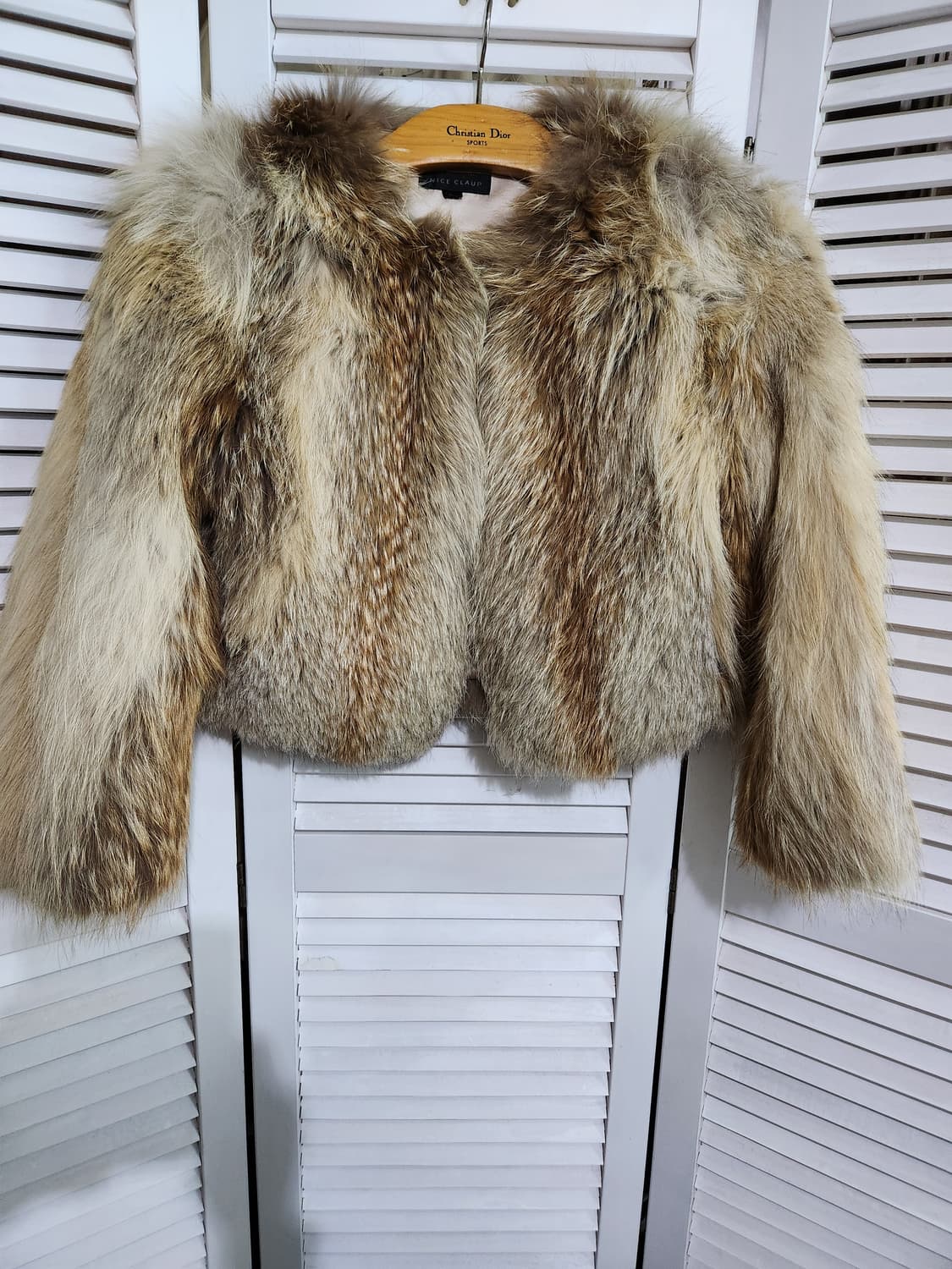 NICE CLAUP 모피 자켓  상품이미지1