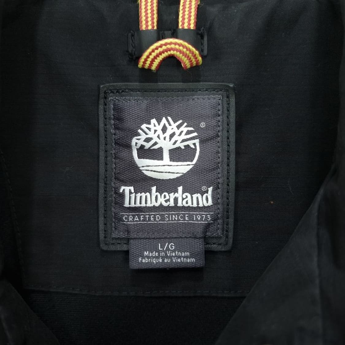 [팀버랜드] 뒷판 빅로고 프린팅 코치 자켓 블랙 M19057 상품이미지8
