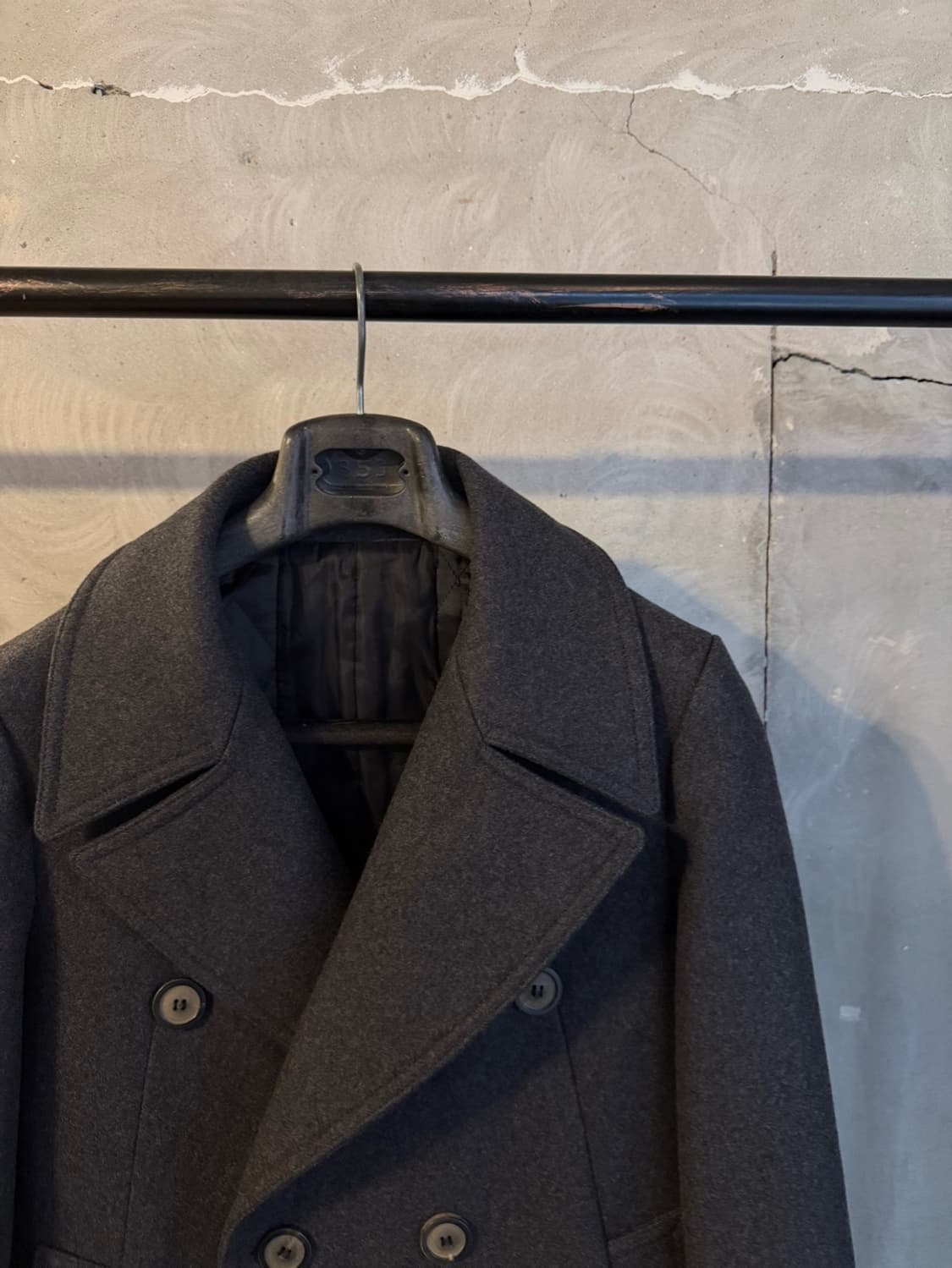 솔리드옴므 캐시미어 울 피코트 슬림100 상품이미지2