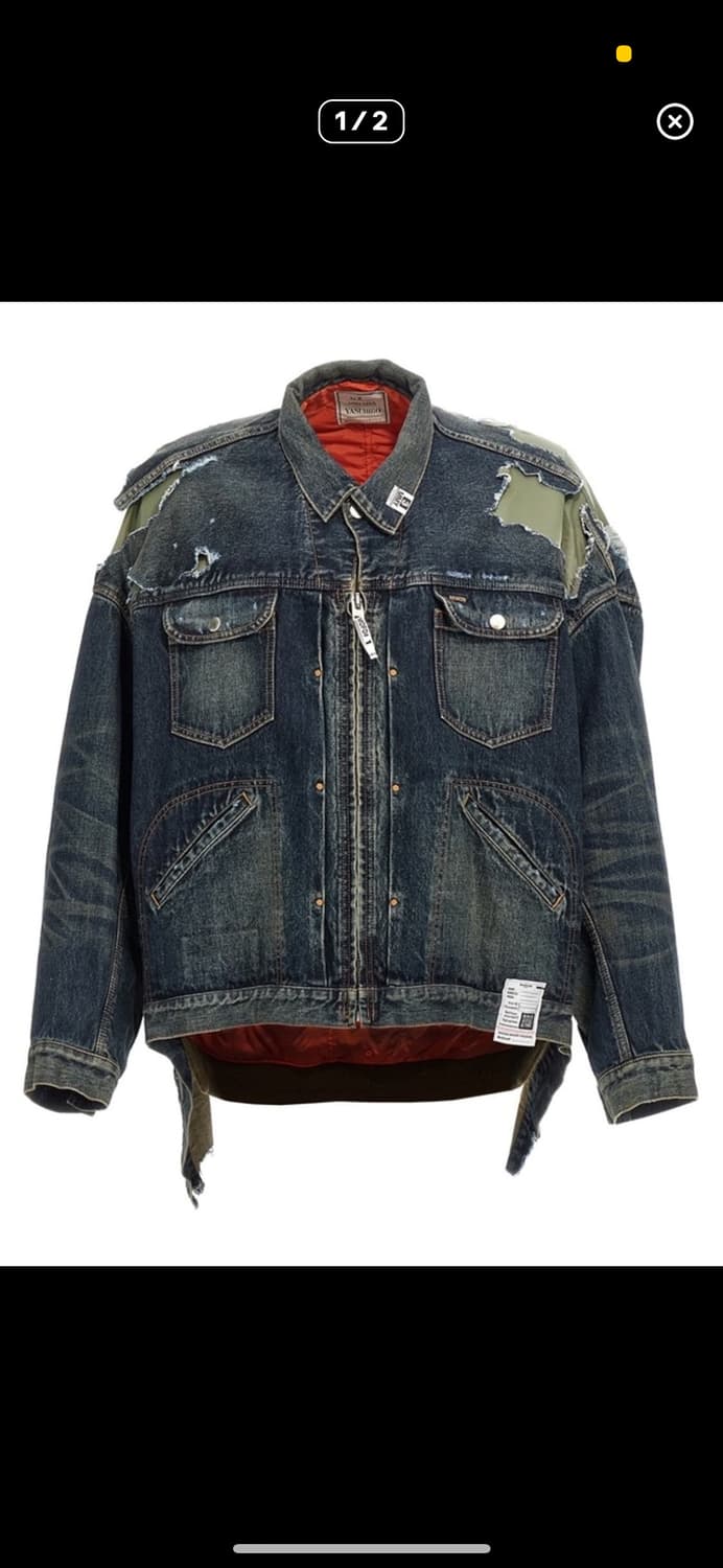 야스히로 디스트레스드 자켓 상품이미지1