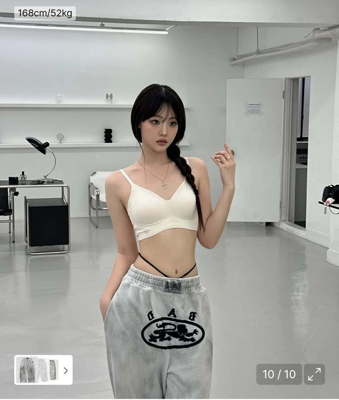 (택있는 새 상품) 배드블러드 라이온패치 2way 커브드 조거팬츠 상품이미지1