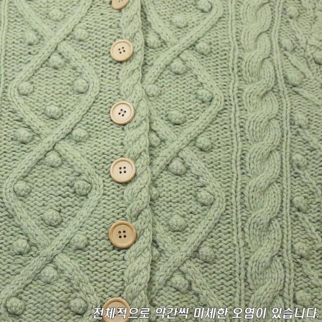 헤비울 라운드 가디건 (여성용 M) 상품이미지6