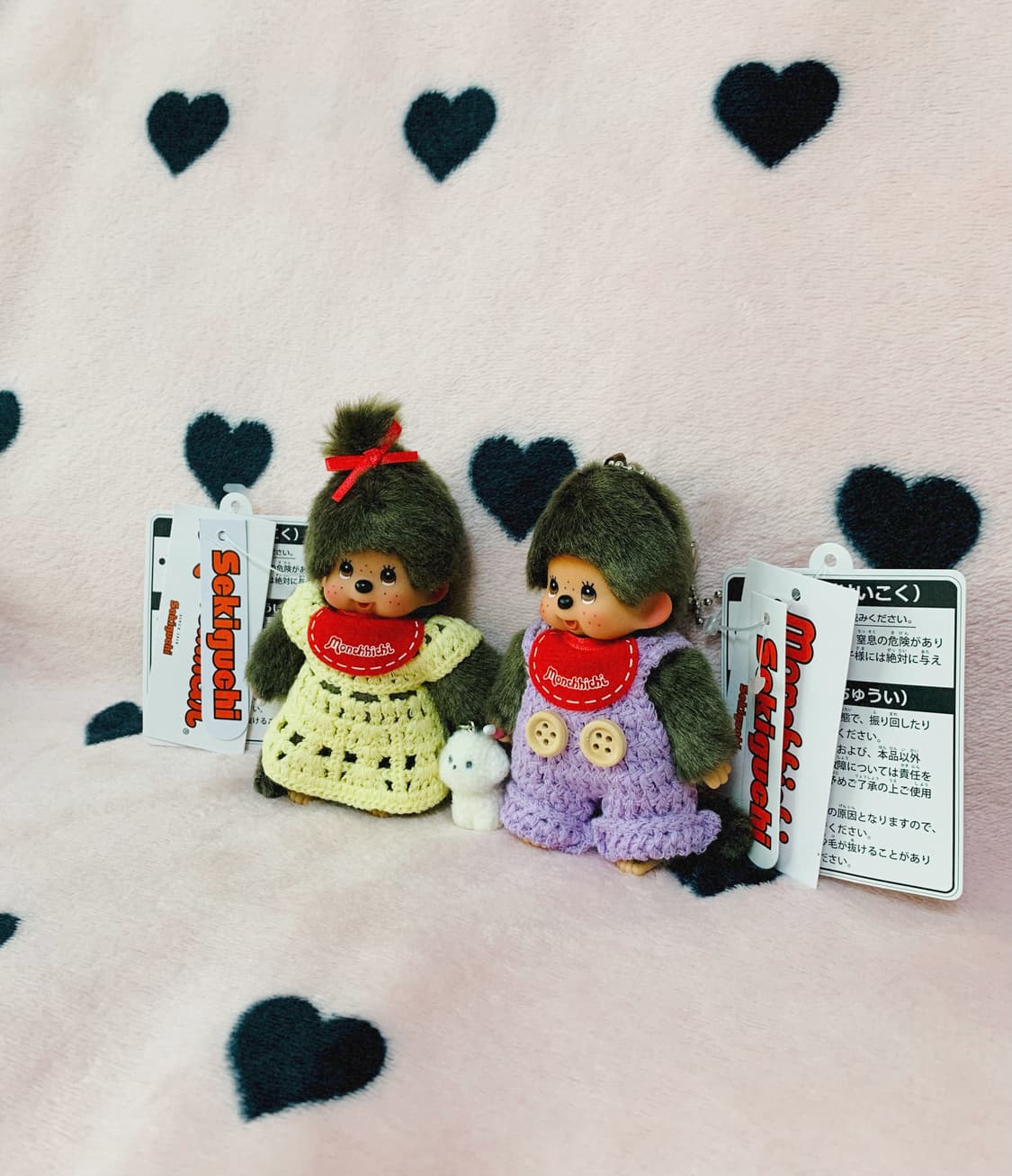 몬치치 니트 커플 키체인 상품이미지3