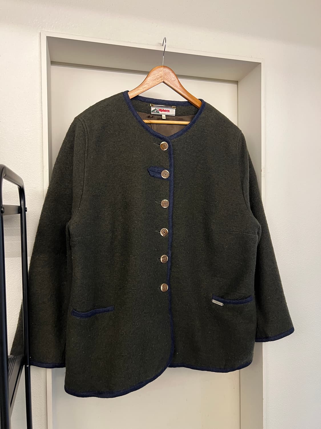 VINTAGE ALPHORN BOILED WOOL 빈티지보일드울자켓 상품이미지4