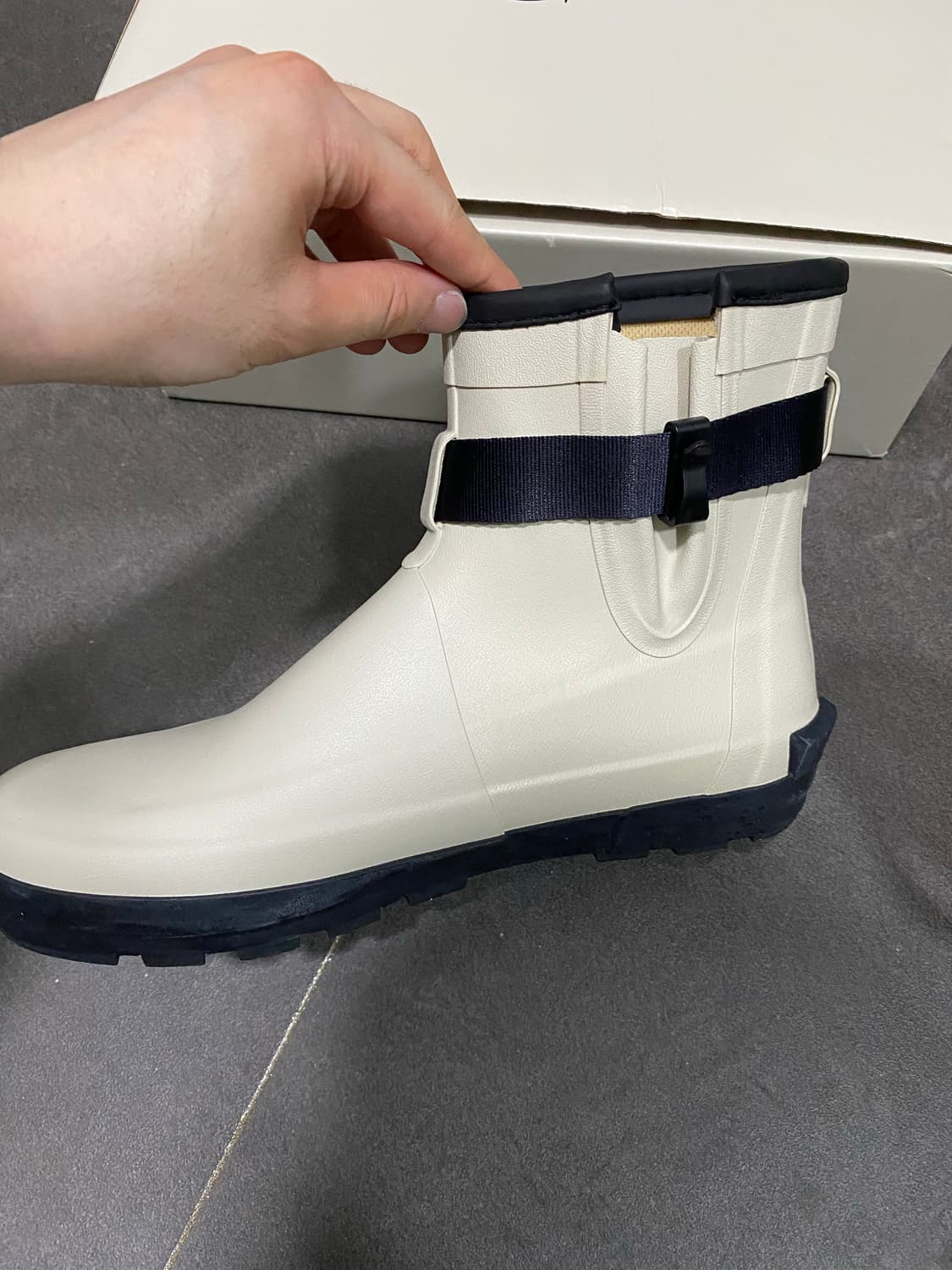 풀박스)문스타 810s 마르크 모디 260 ET027 레인부츠 장화-화이 상품이미지3