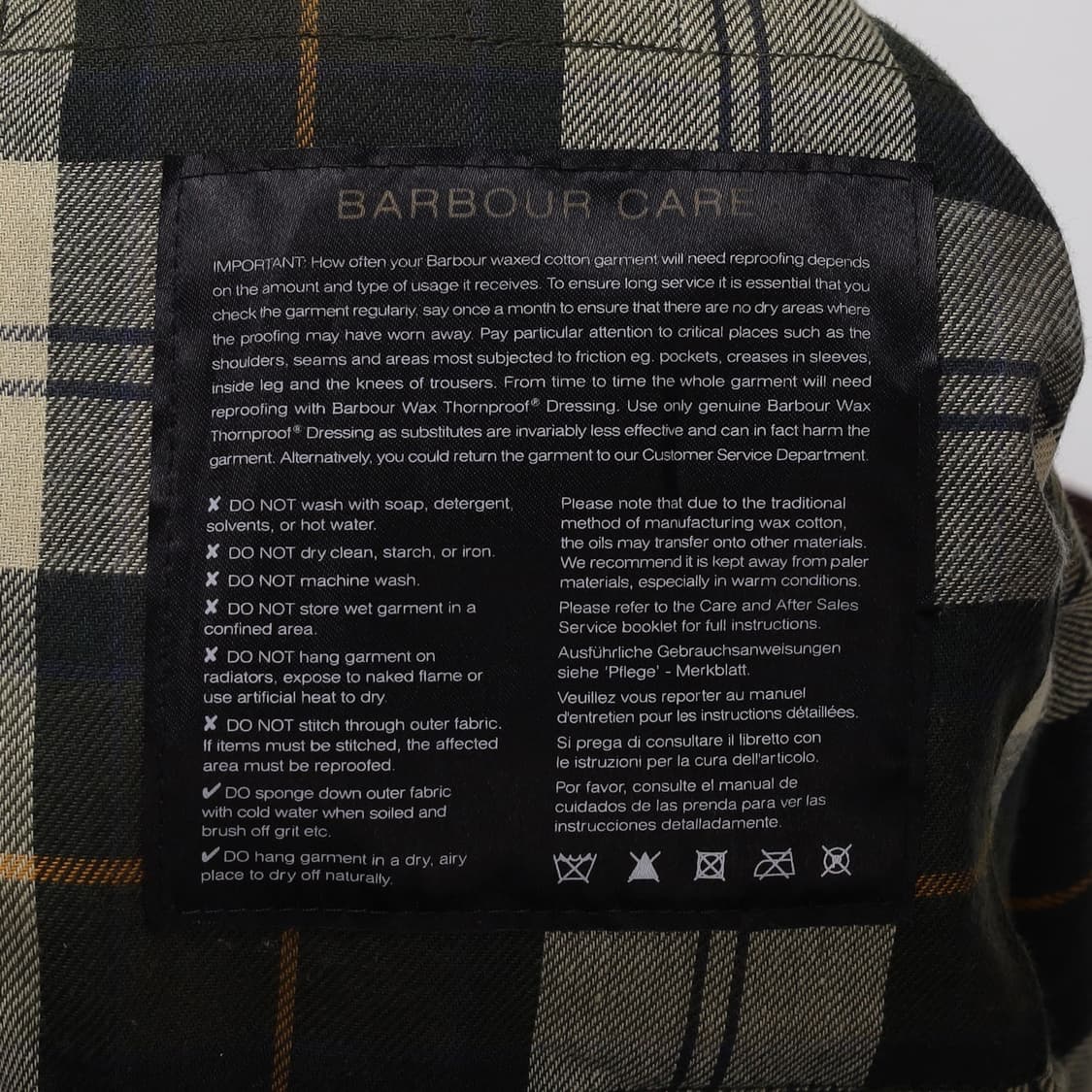 Barbour Bedale 왁스드 자켓  상품이미지9