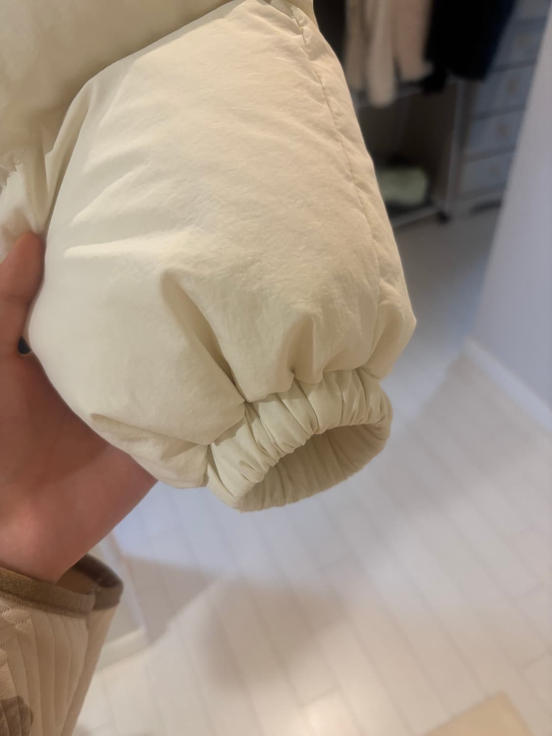 시눈 숏패딩 아이보리 상품이미지4