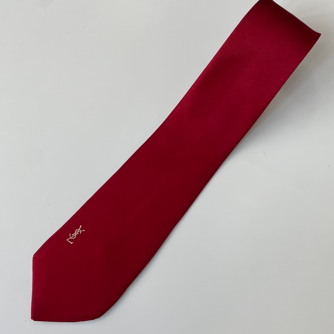 YSL 입생로랑 명품 정품 심플로고 넥타이7.8cm 상품이미지4