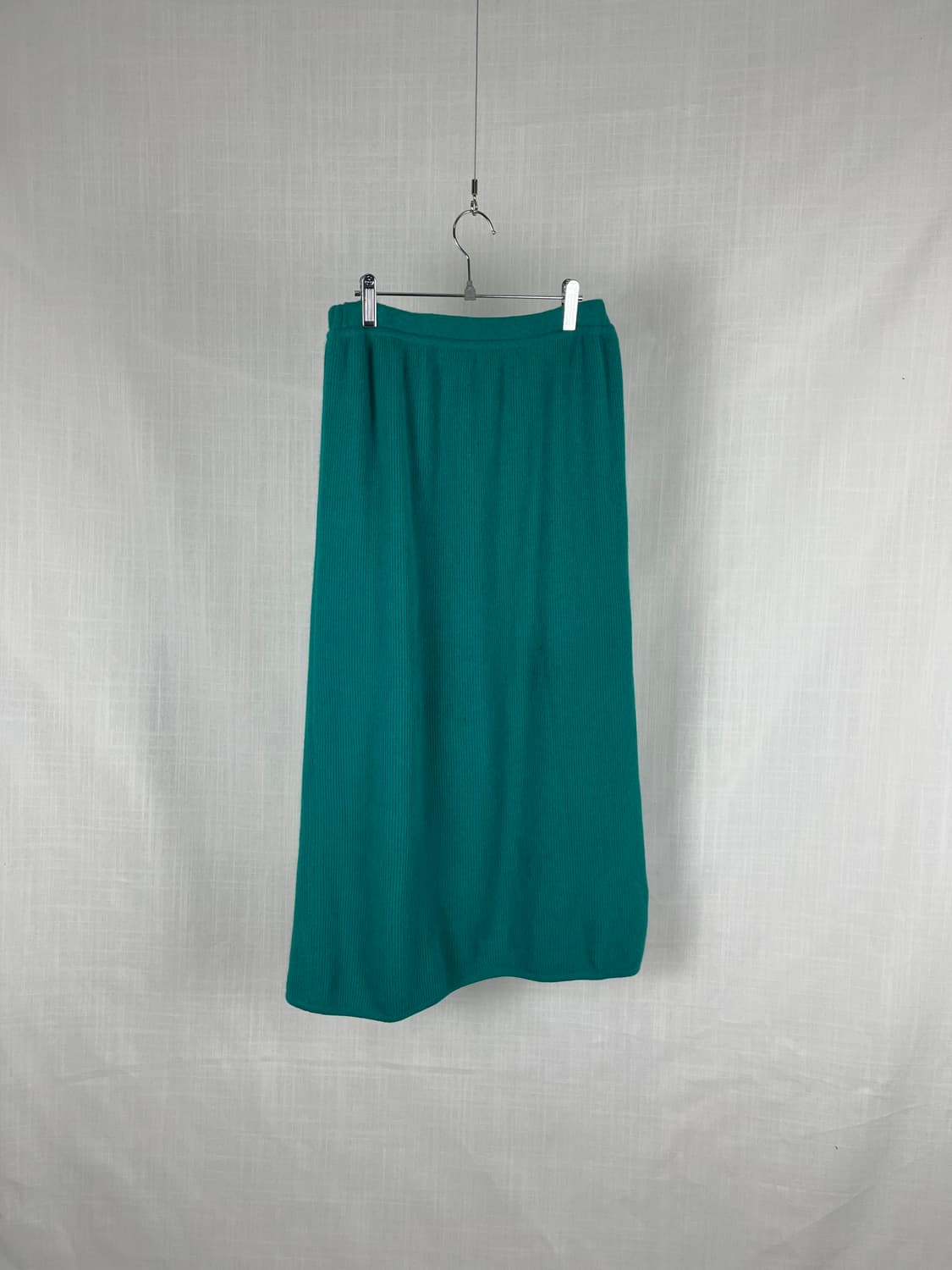 Vintage(Made in Italy) 청록색 니트 스커트  상품이미지4