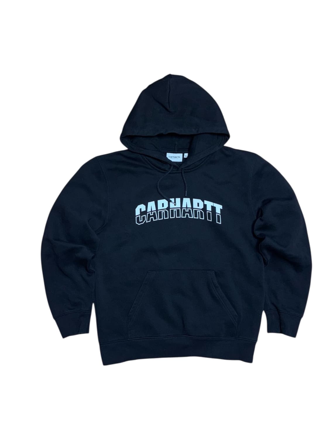 칼하트 wip 블랙 로고 후드티 상품이미지1