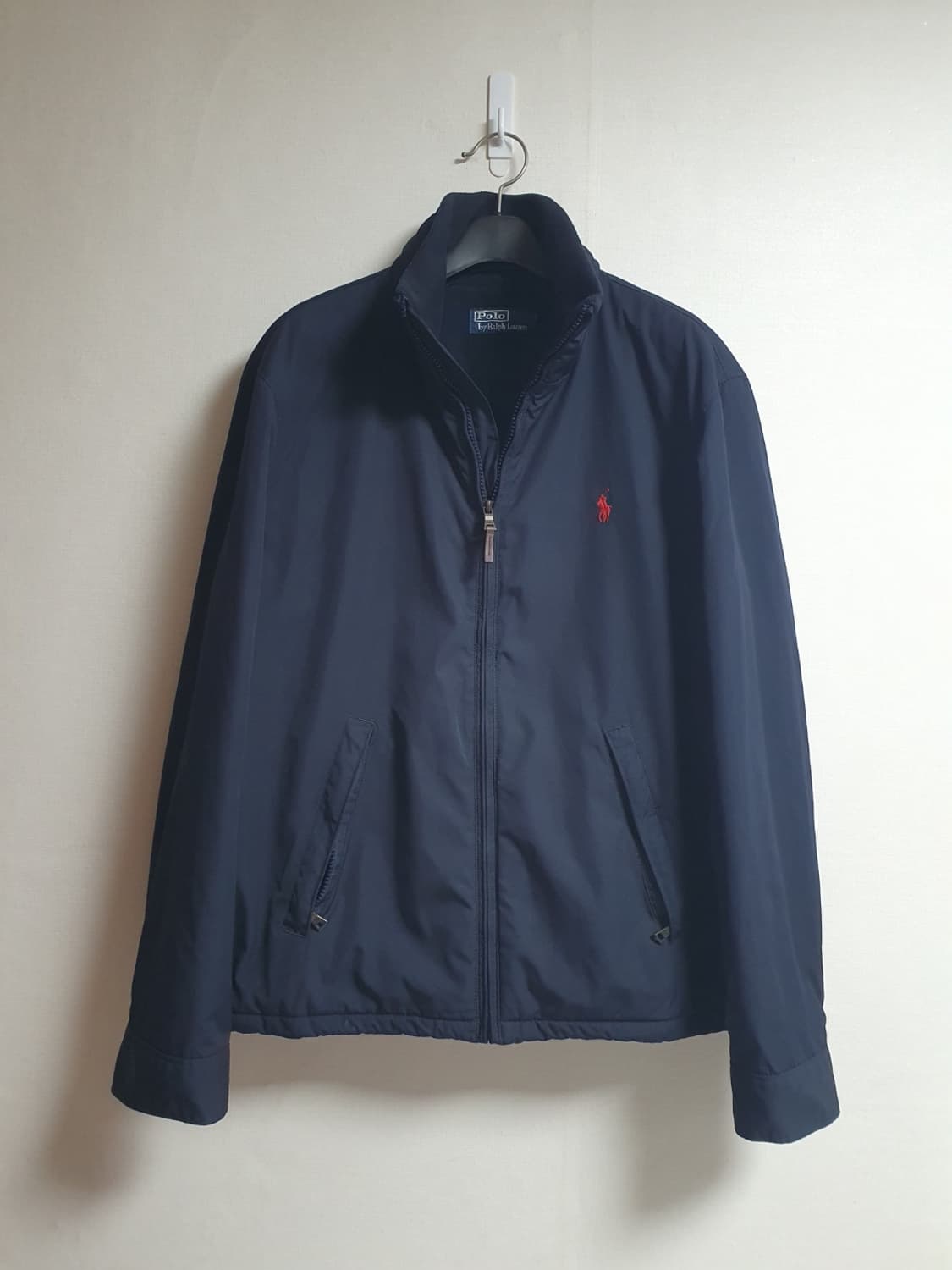 폴로 랄프로렌 자켓 집업 후드 네이비 레드포니 M 상품이미지2