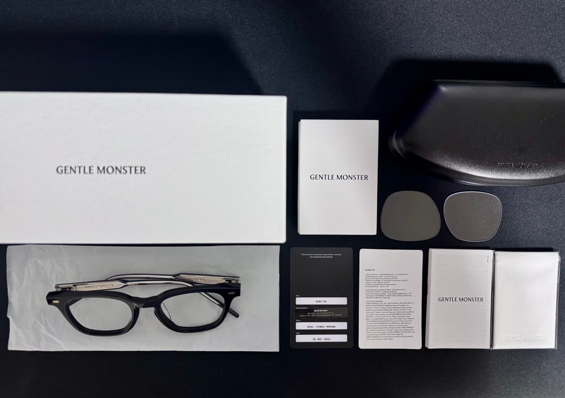 [젠틀몬스터] 쿠보01 블랙 [완전 새상품] 상품이미지1