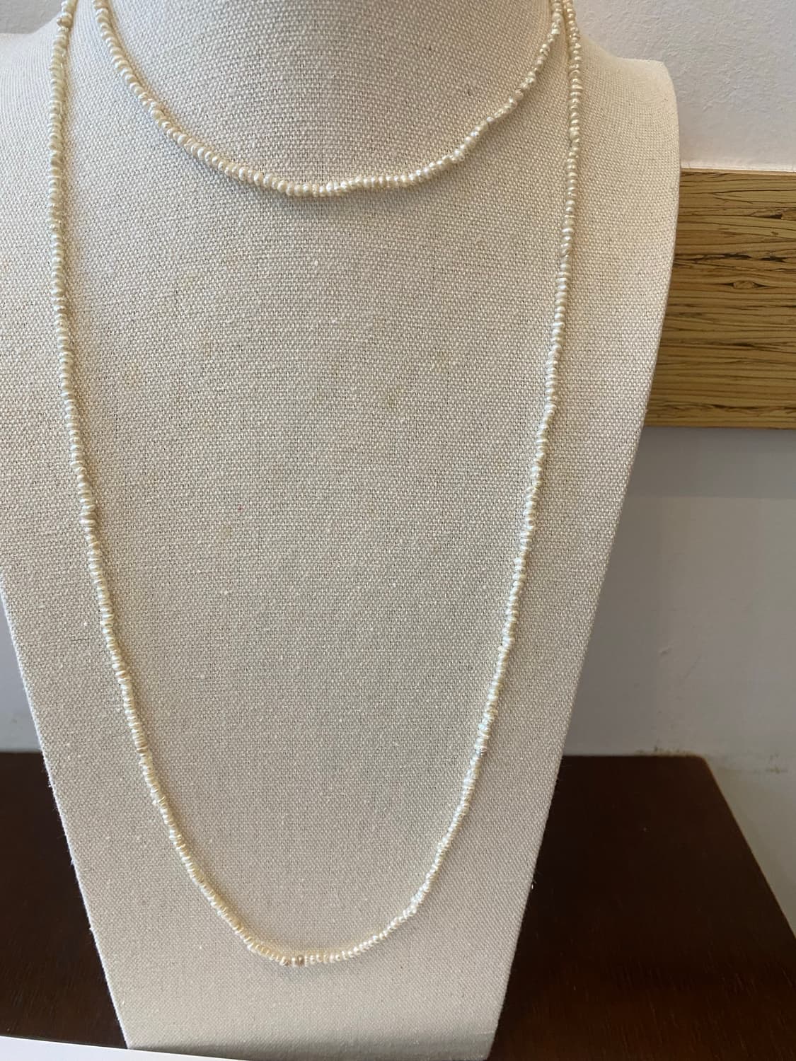 못난이진주 일본 목걸이 롱 담수 진주 목걸이 상품이미지8