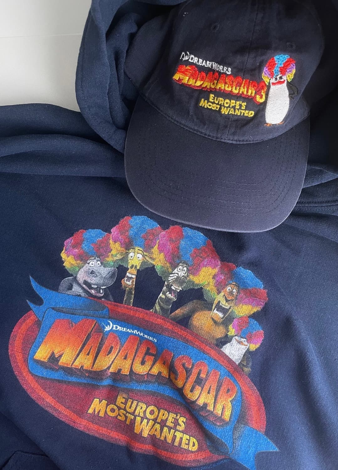국내 유일 드림웍스 마다가스카 3 빈티지 볼캡 & 후드 상품이미지1
