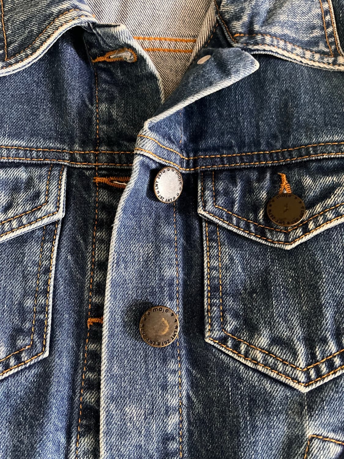 maje 마쥬 쁘띠 데님 자켓_36 사이즈 상품이미지3