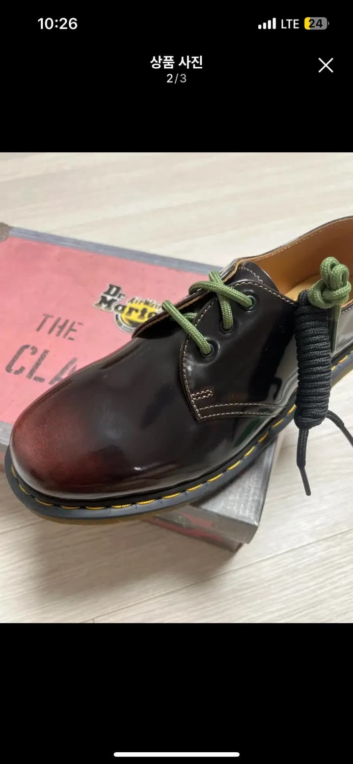 [us9] 닥터마틴 더 클래시 the clash 체리레드 새상품 상품이미지2