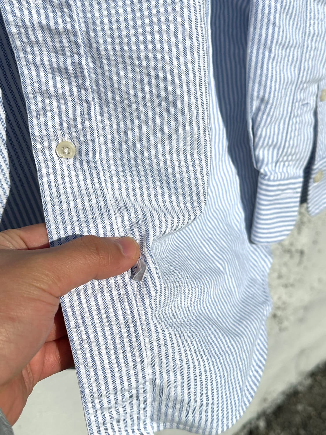 [2XL] 폴로 랄프로렌 하늘 캔디 스트라이프 옥스포드 셔츠 상품이미지6