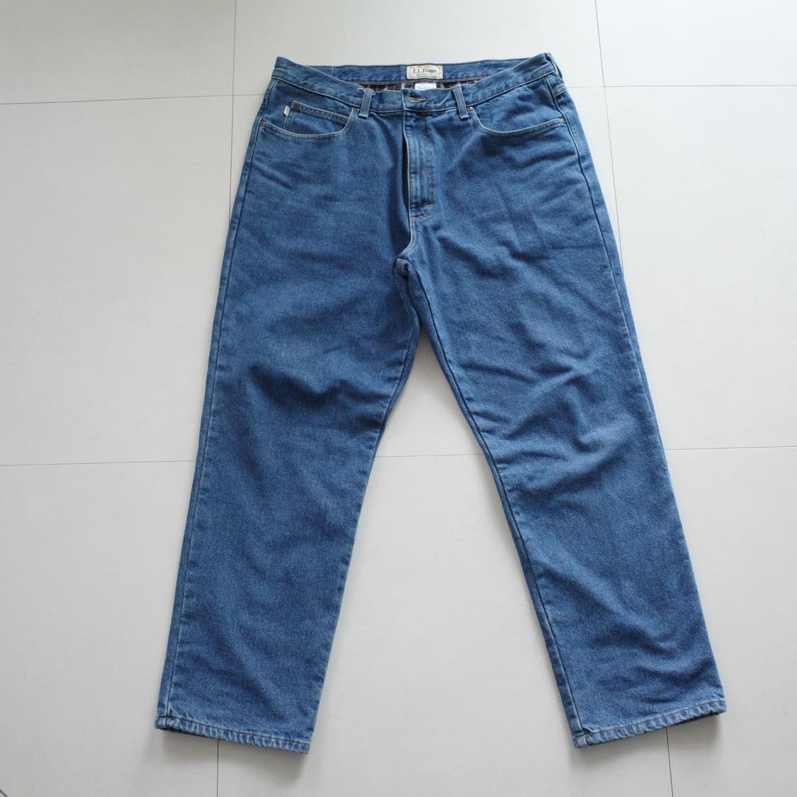 엘엘빈 L.L.Bean 클래식핏 플란넬 안감 데님 팬츠 38X30 상품이미지1