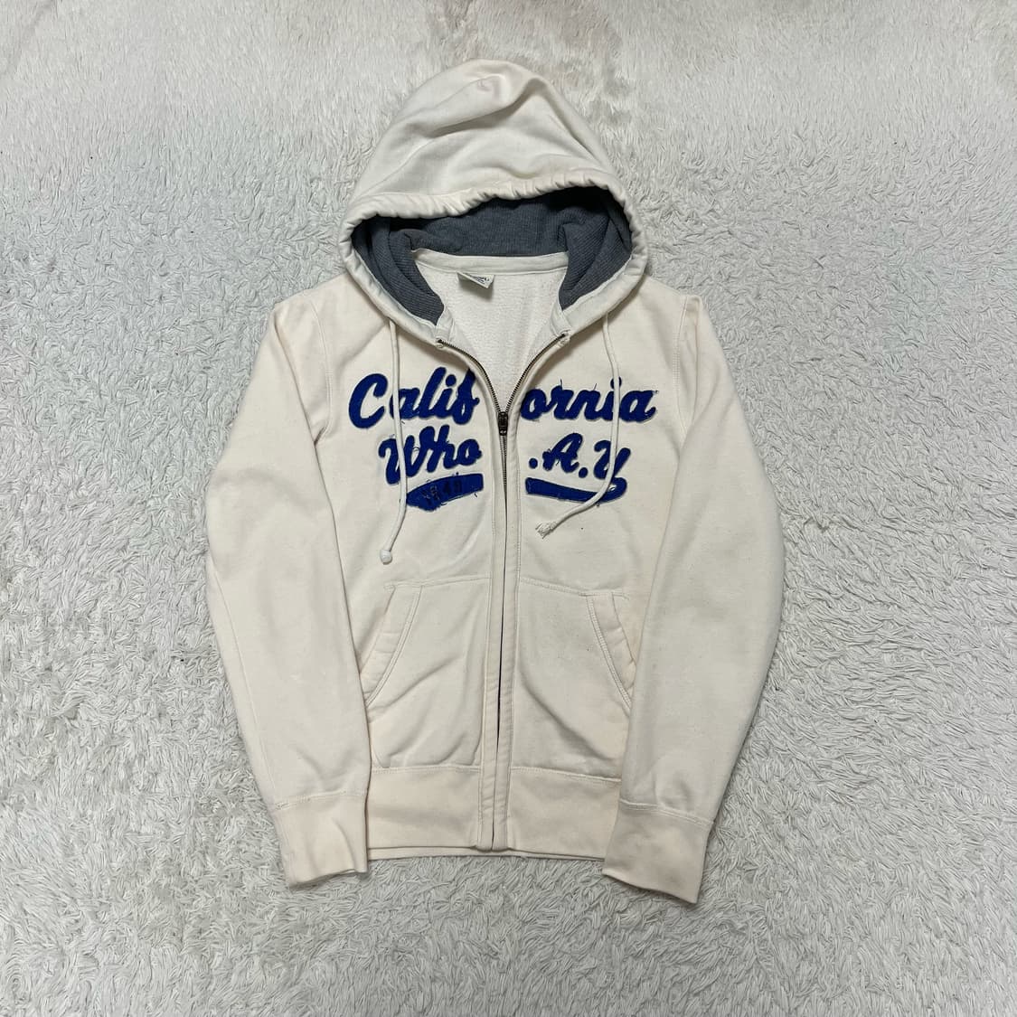 Who A U Ivory Hood Zip-up 상품이미지4