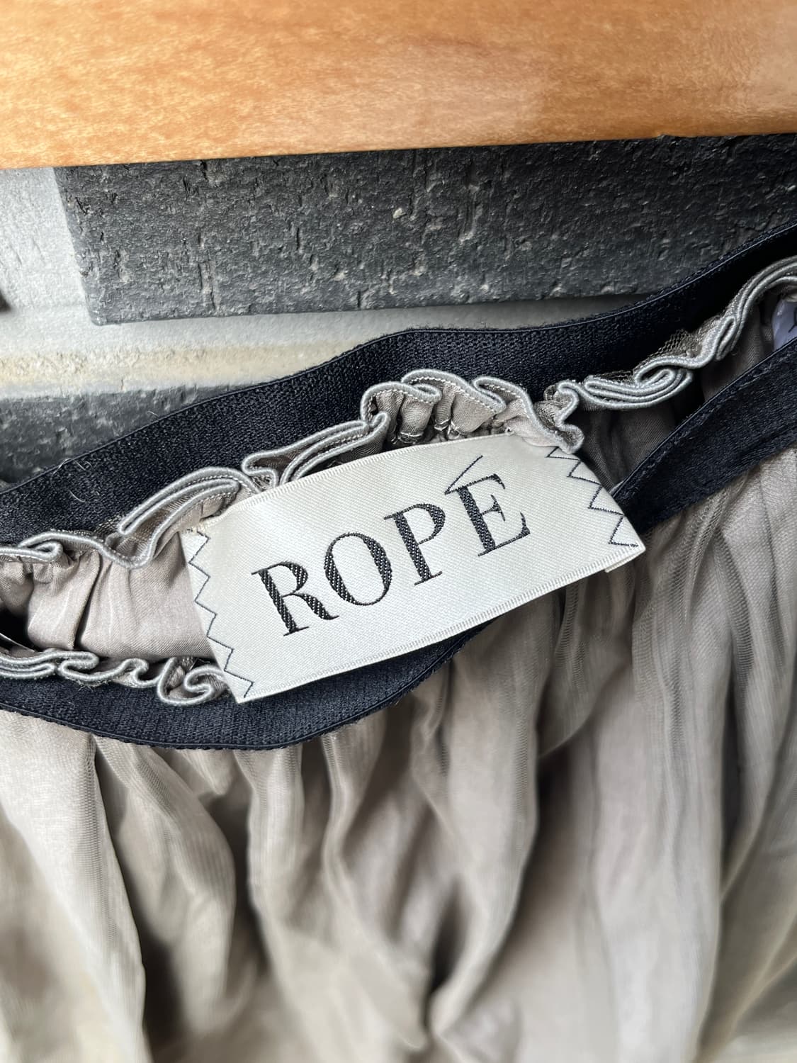 Rope 로페 튤 스커트 라이트 그레이 상품이미지3